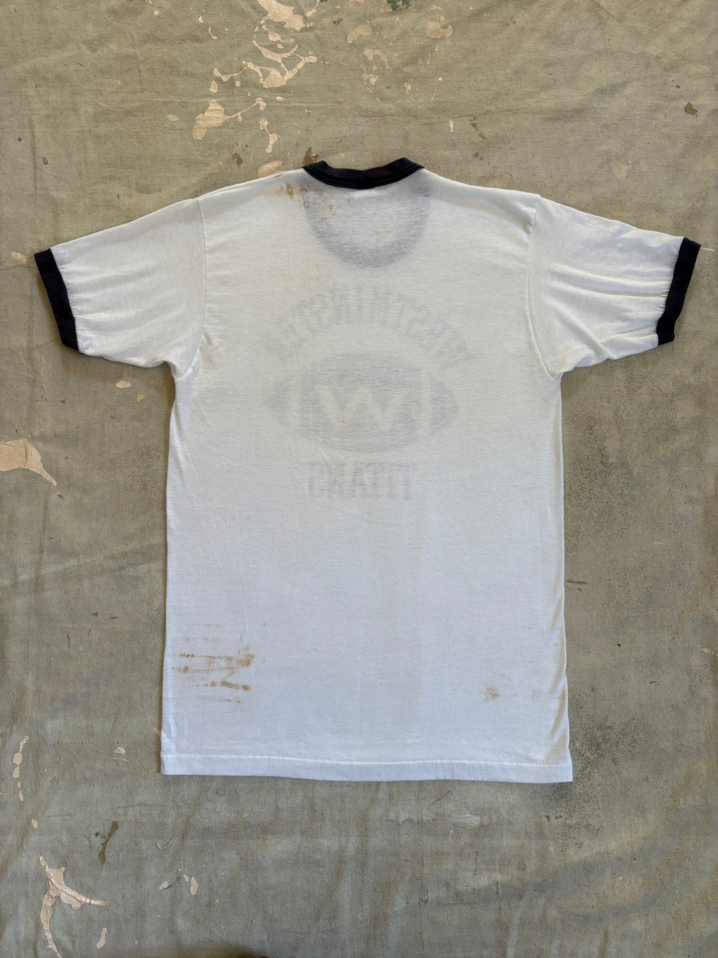 Vintage 80s Westminster Titans Football Ringer Tee