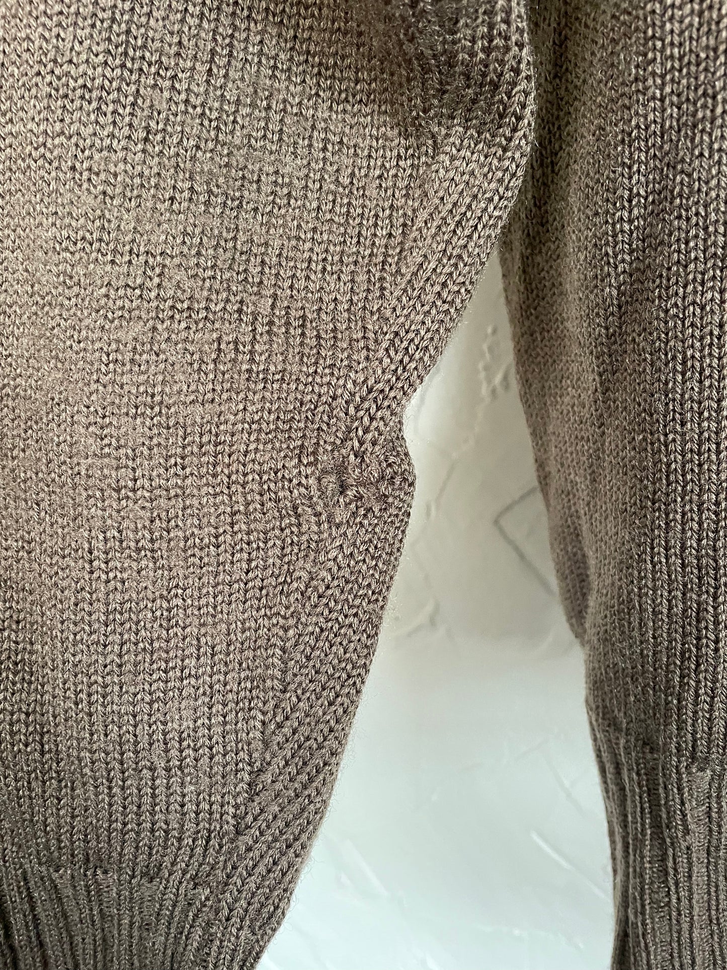 70s Military Henley Sweater