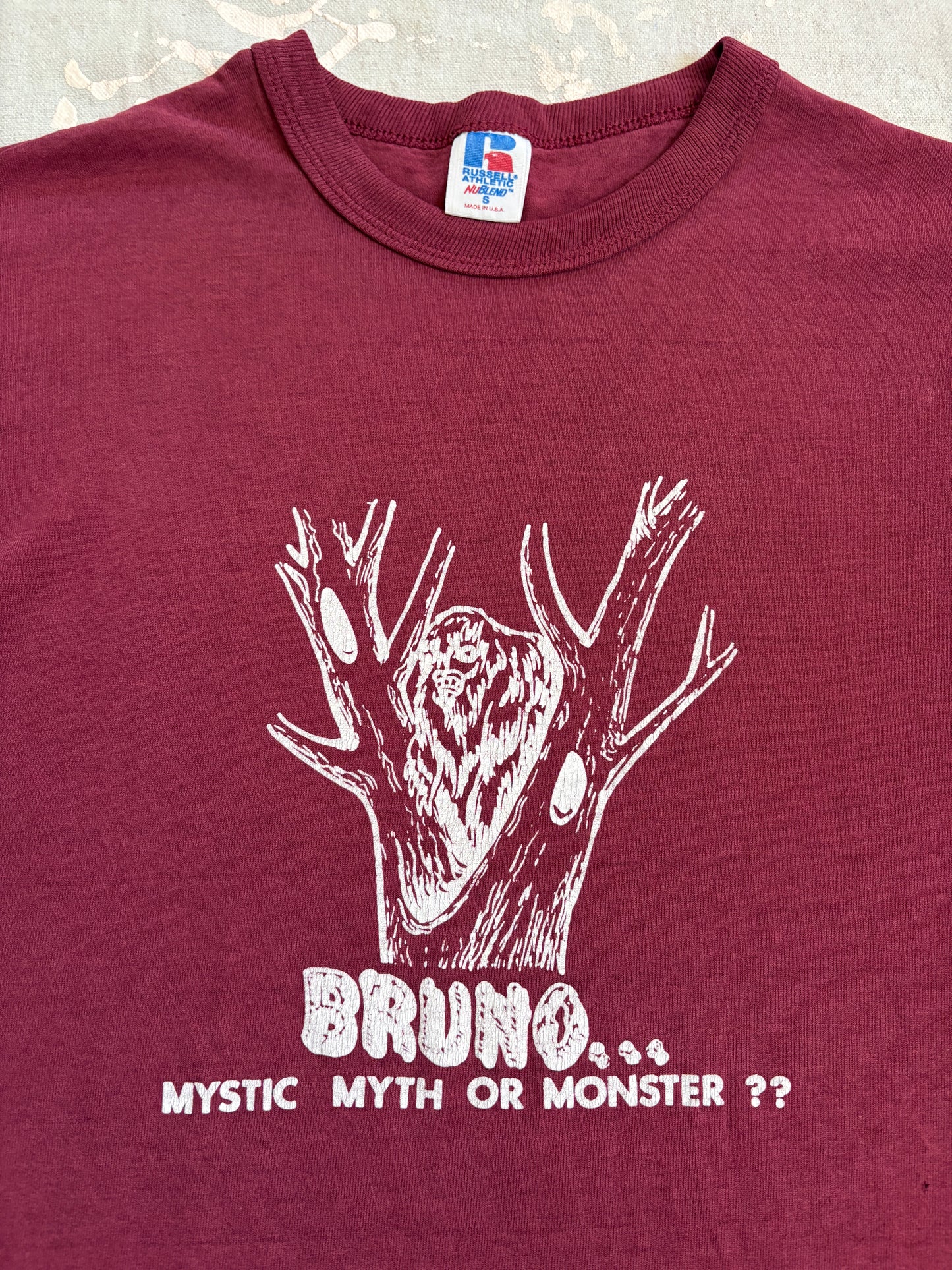 Vintage 90s Bruno Mystic Myth Or Monster Tee