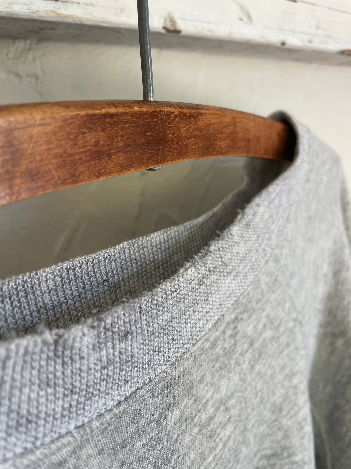 80s Blank Heather Grey Sweatshirt