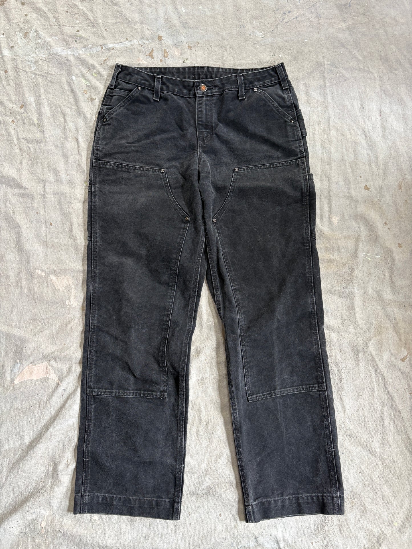 Black Carhartt Double Knee Pants
