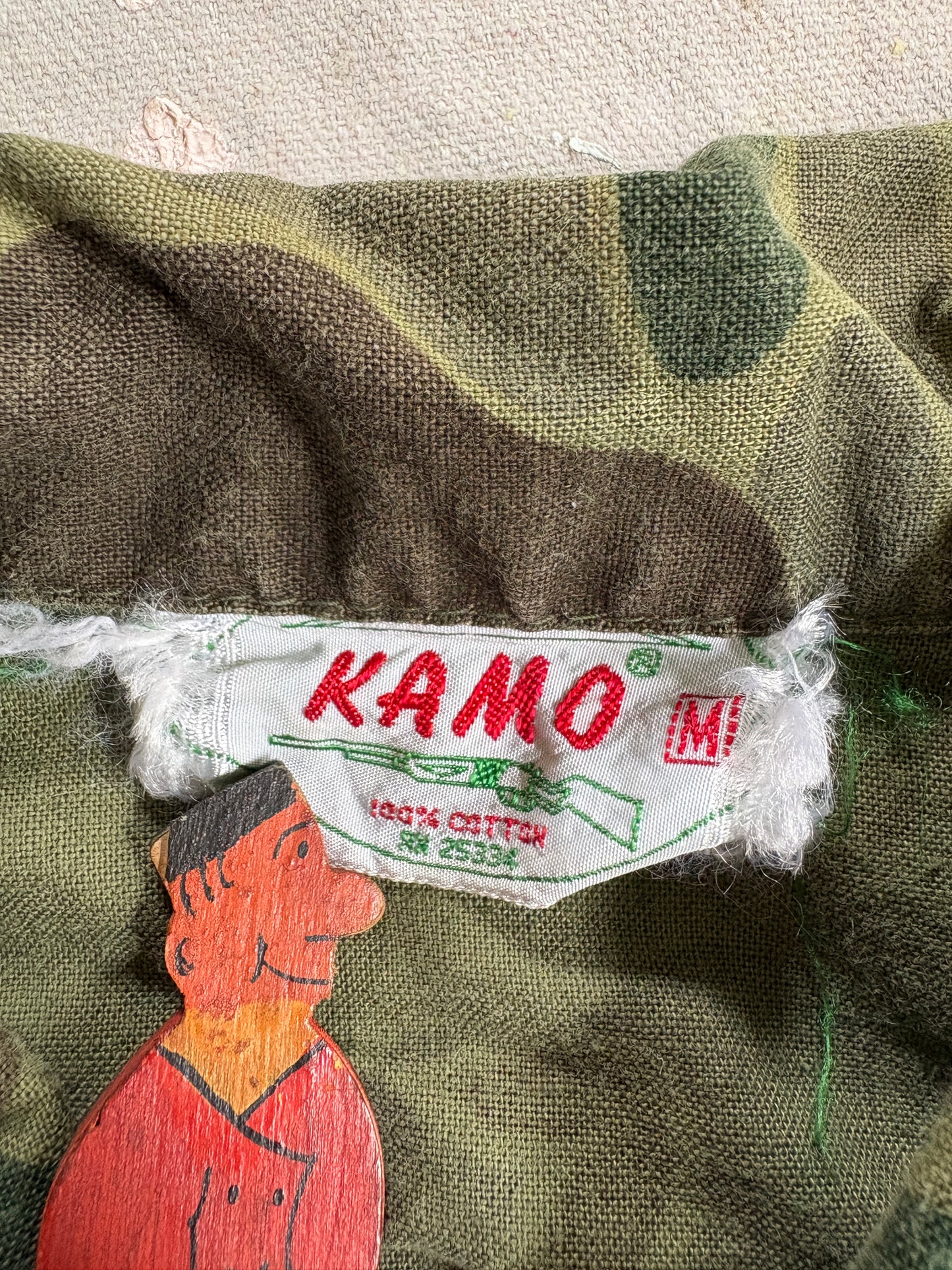 Vintage 80s Duck Camo Hunting Jacket