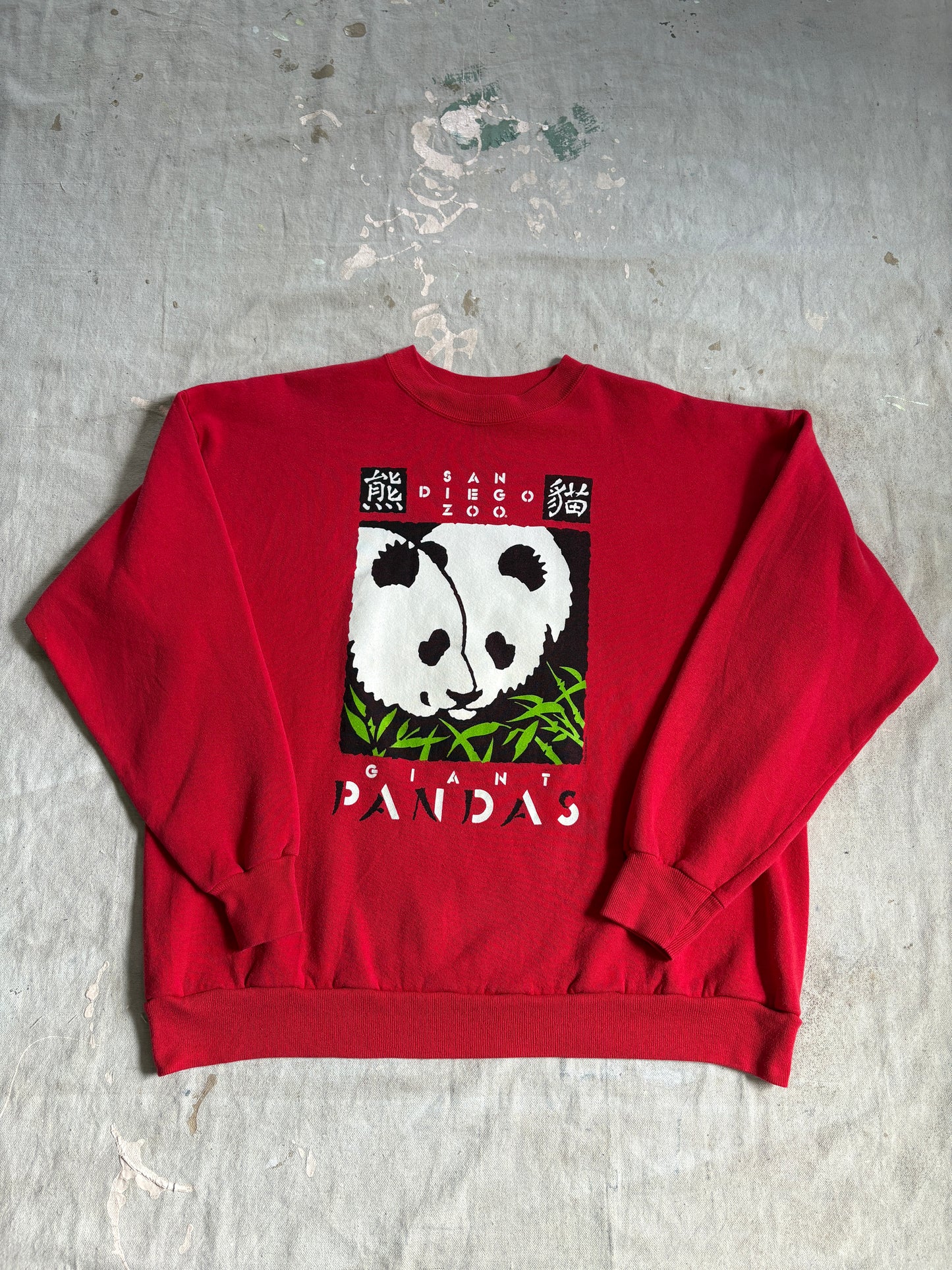 Vintage 90s San Diego Zoo Giant Panda Sweatshirt
