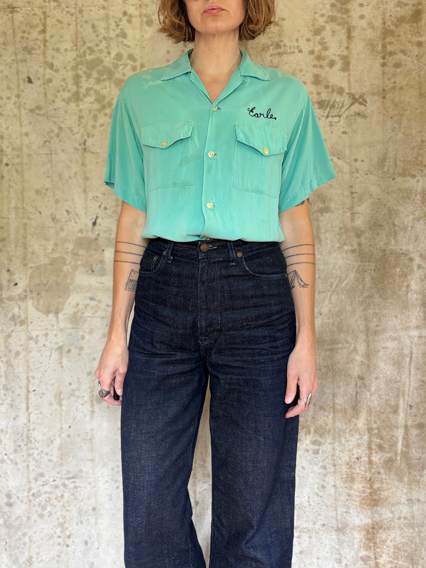 50s Pan Imperial Bowling Shirt