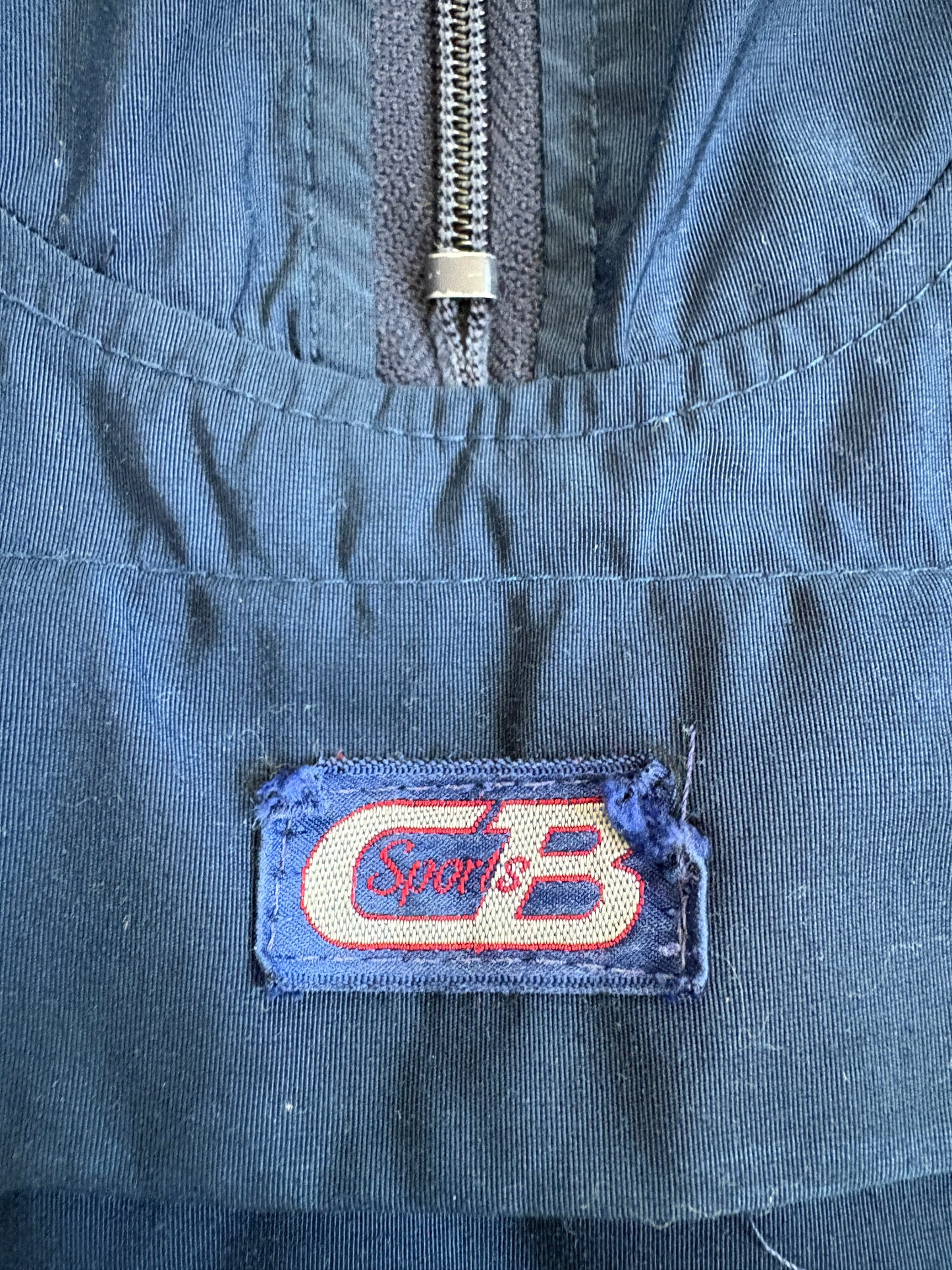 Vintage 80s Blue And Red Anorak Jacket