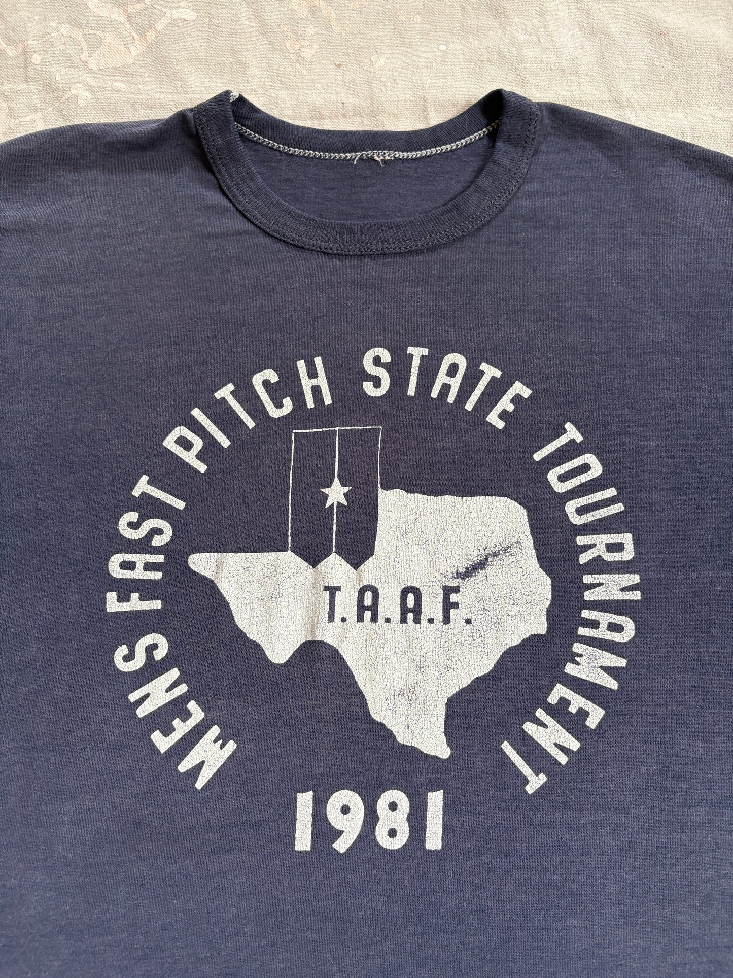 80s Men’s Fastpitch Softball Texas State Tournament Tee