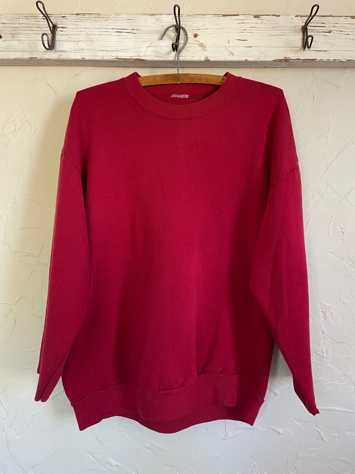 90s Blank Maroon Sweatshirt