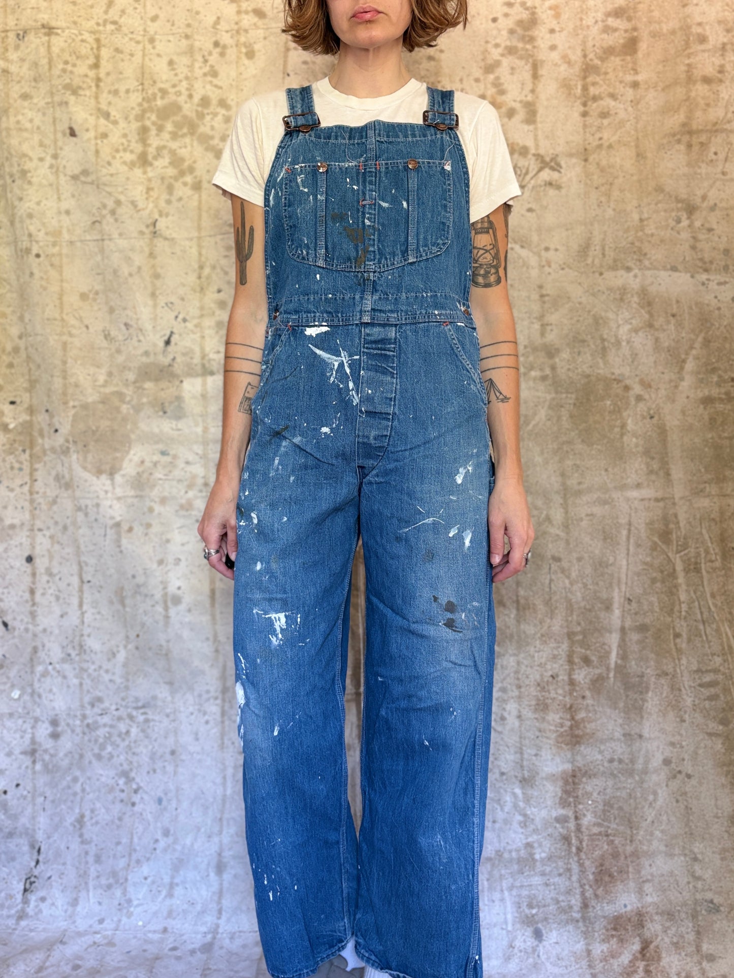 80s Sears Painted Overalls