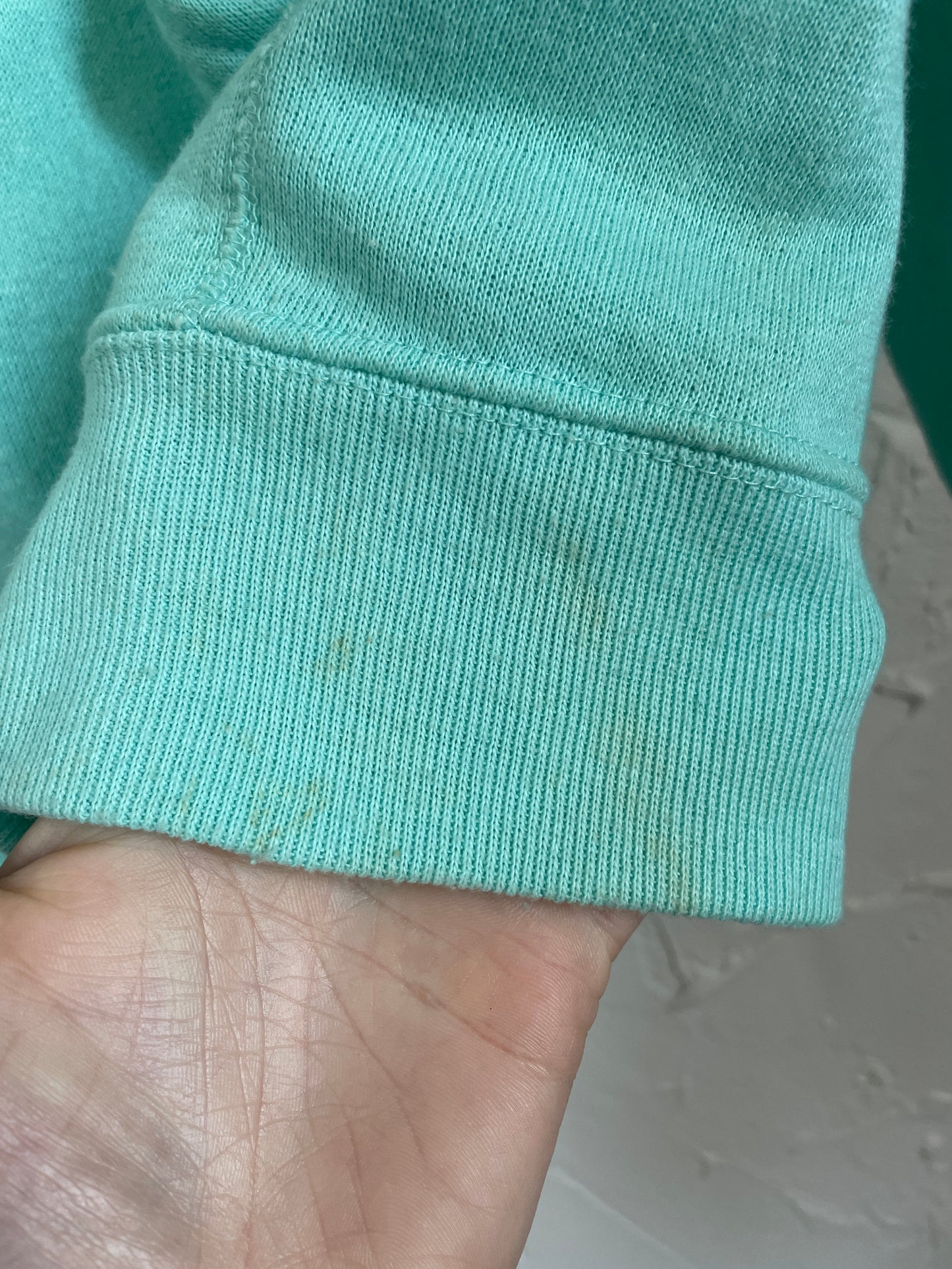 80s Teal Hoodie