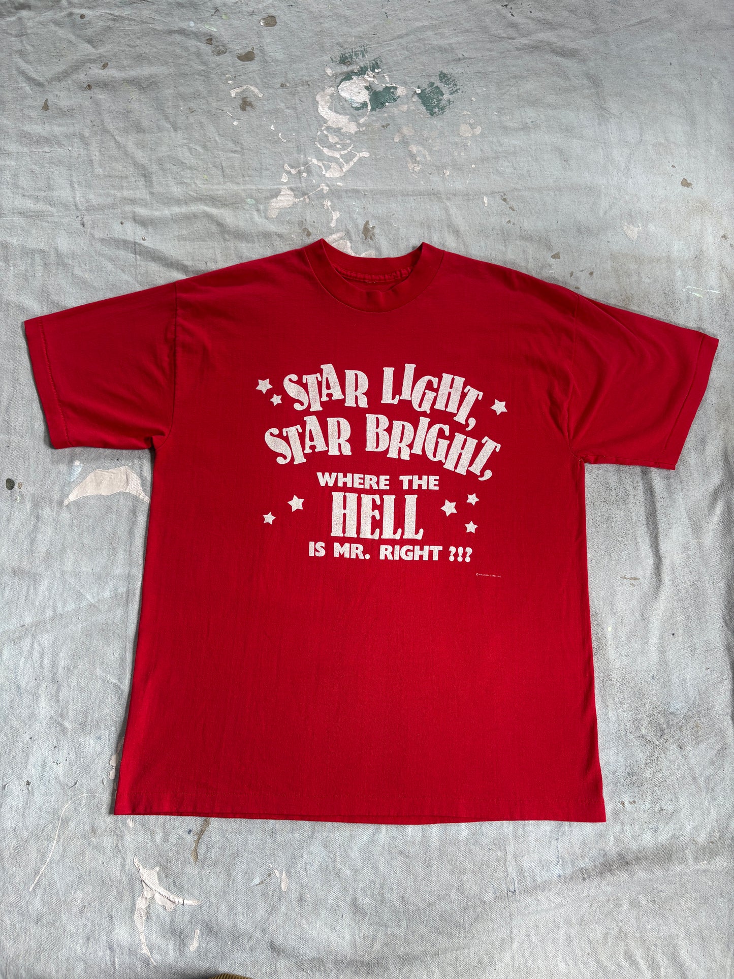 Vintage 80s Where The Hell Is Mr. Right Tee