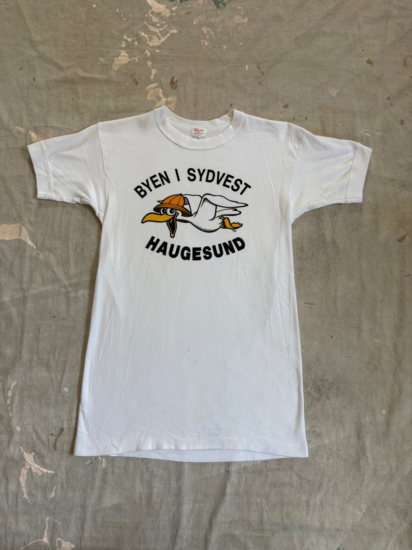 Vintage 90s Byen I Sydvest Haugesund The City In Southwest Haugesund Tee
