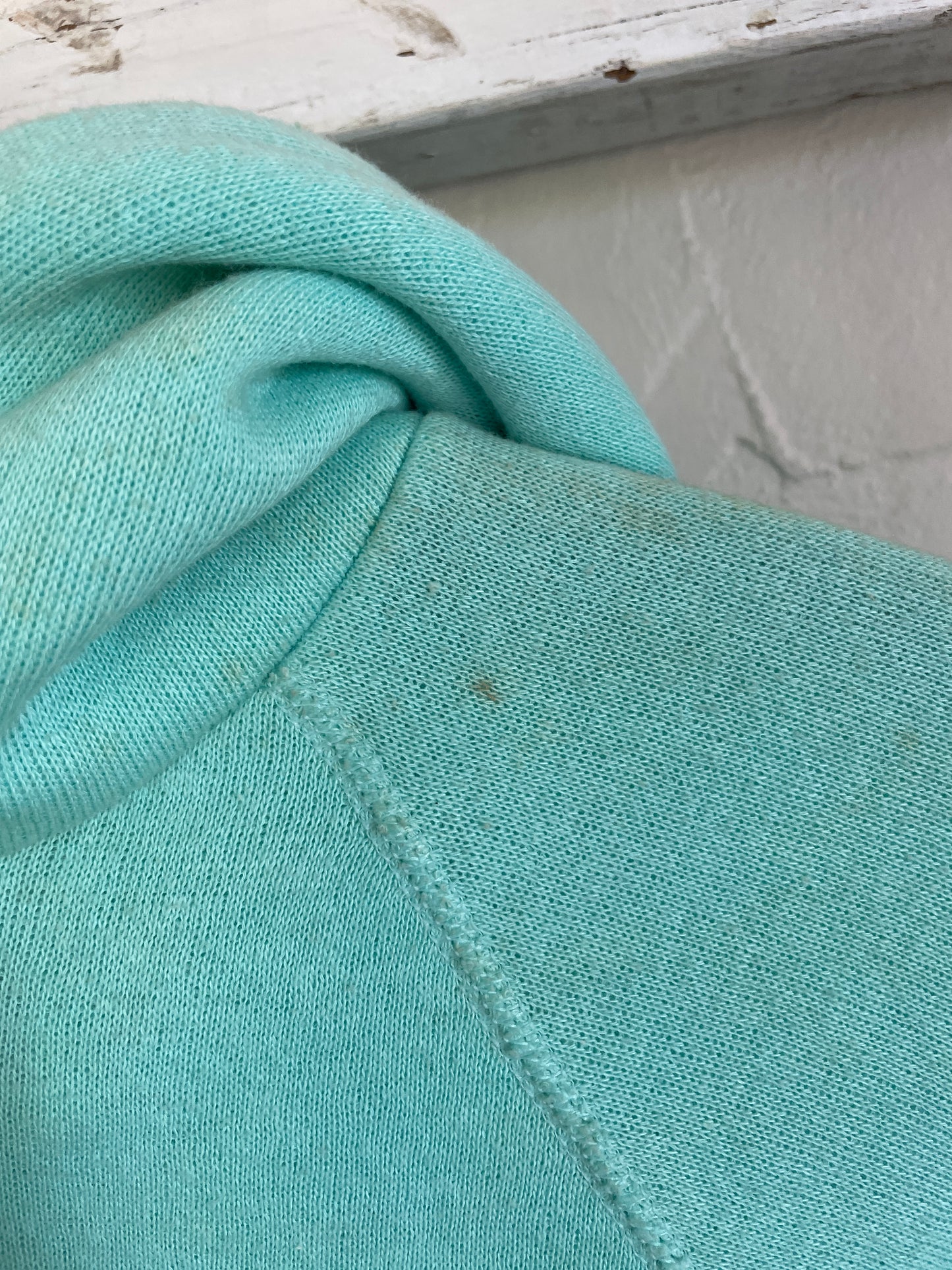 80s Teal Hoodie