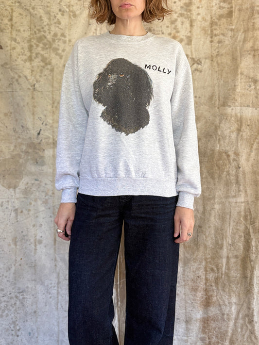 80s Molly Dog Portrait Sweatshirt