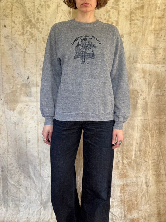Vintage 80s Tanglewood Resort Cabins Helen Georgia Sweatshirt
