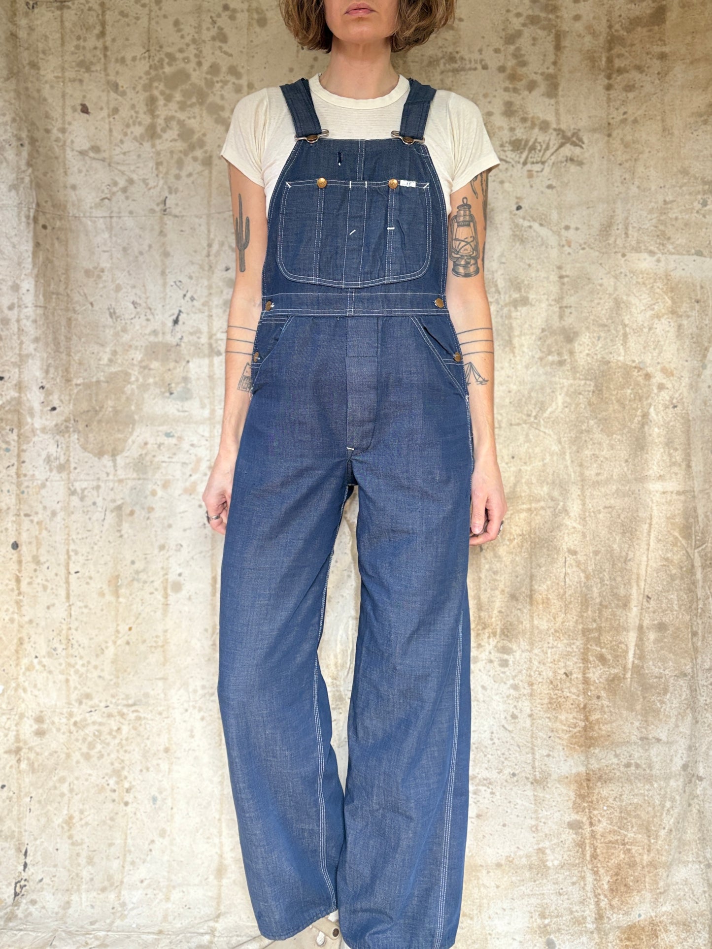 70s Lee Denim Overalls