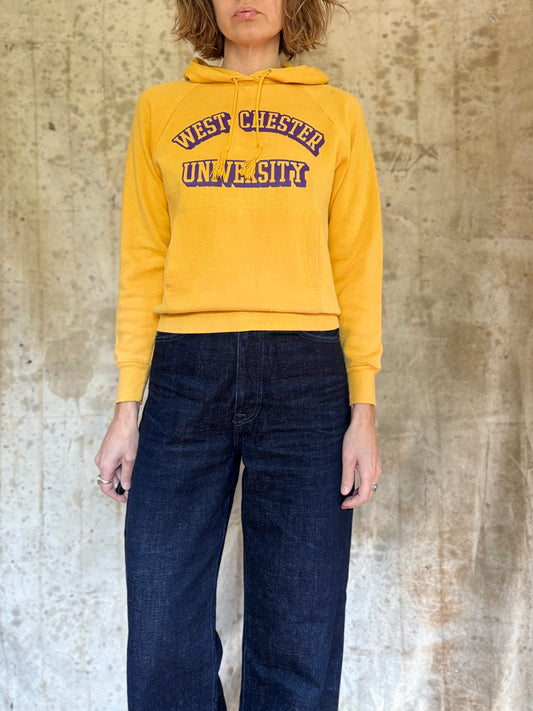 Vintage 80s West Chester University Hoodie Sweatshirt