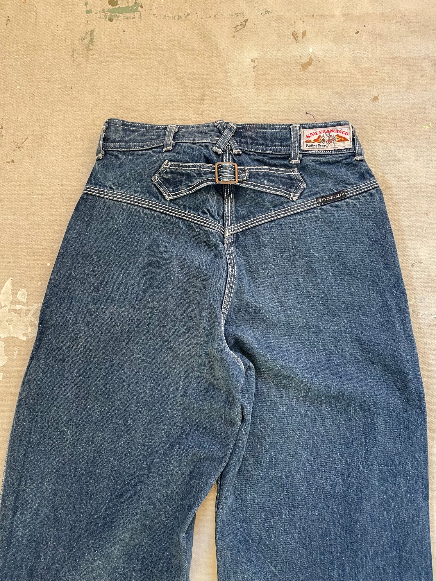 70s San Francisco Riding Gear Wide Leg Jeans – Double Barrel Dry Goods