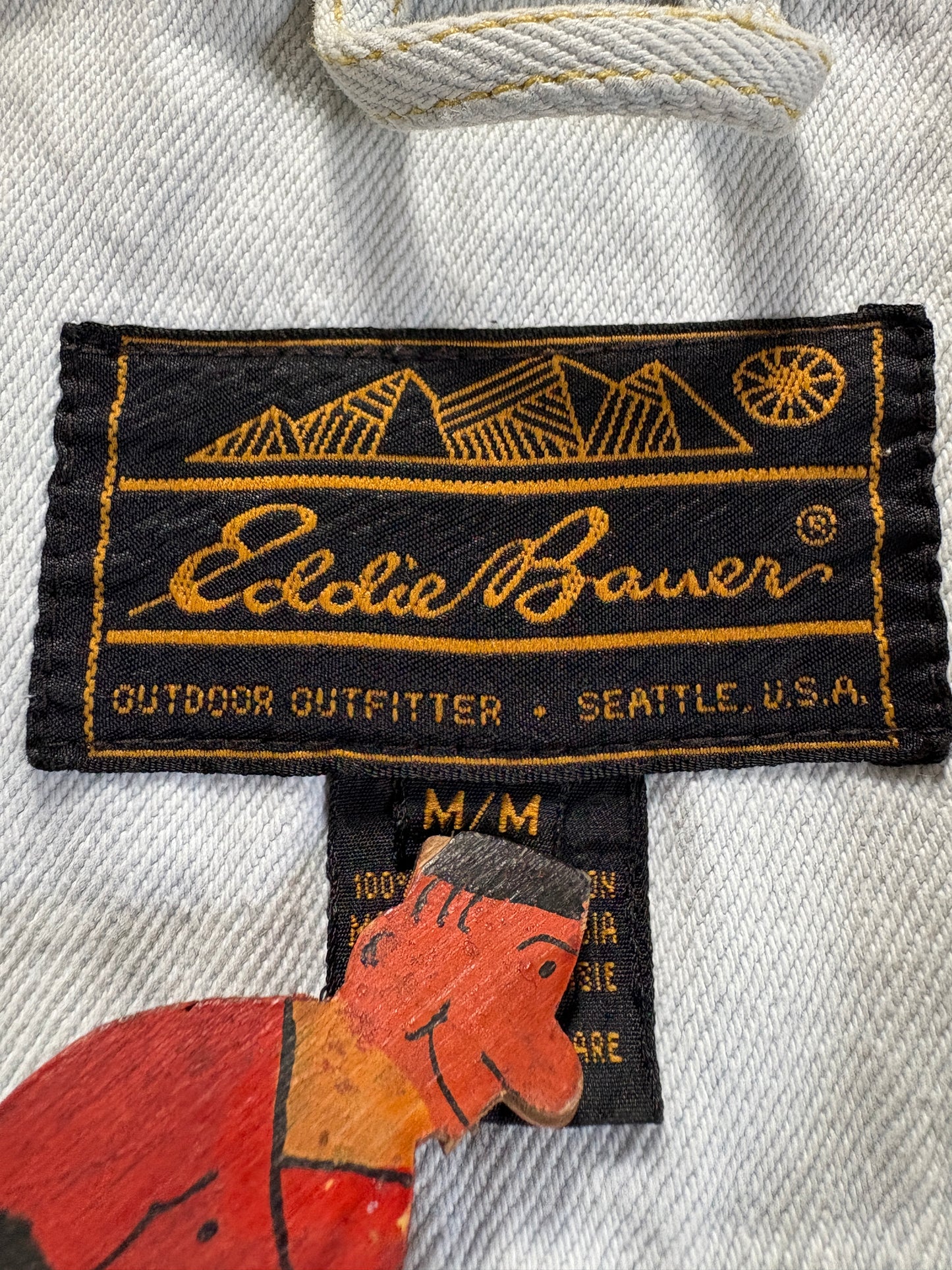 90s Eddie Bauer Light Wash Jean Jacket