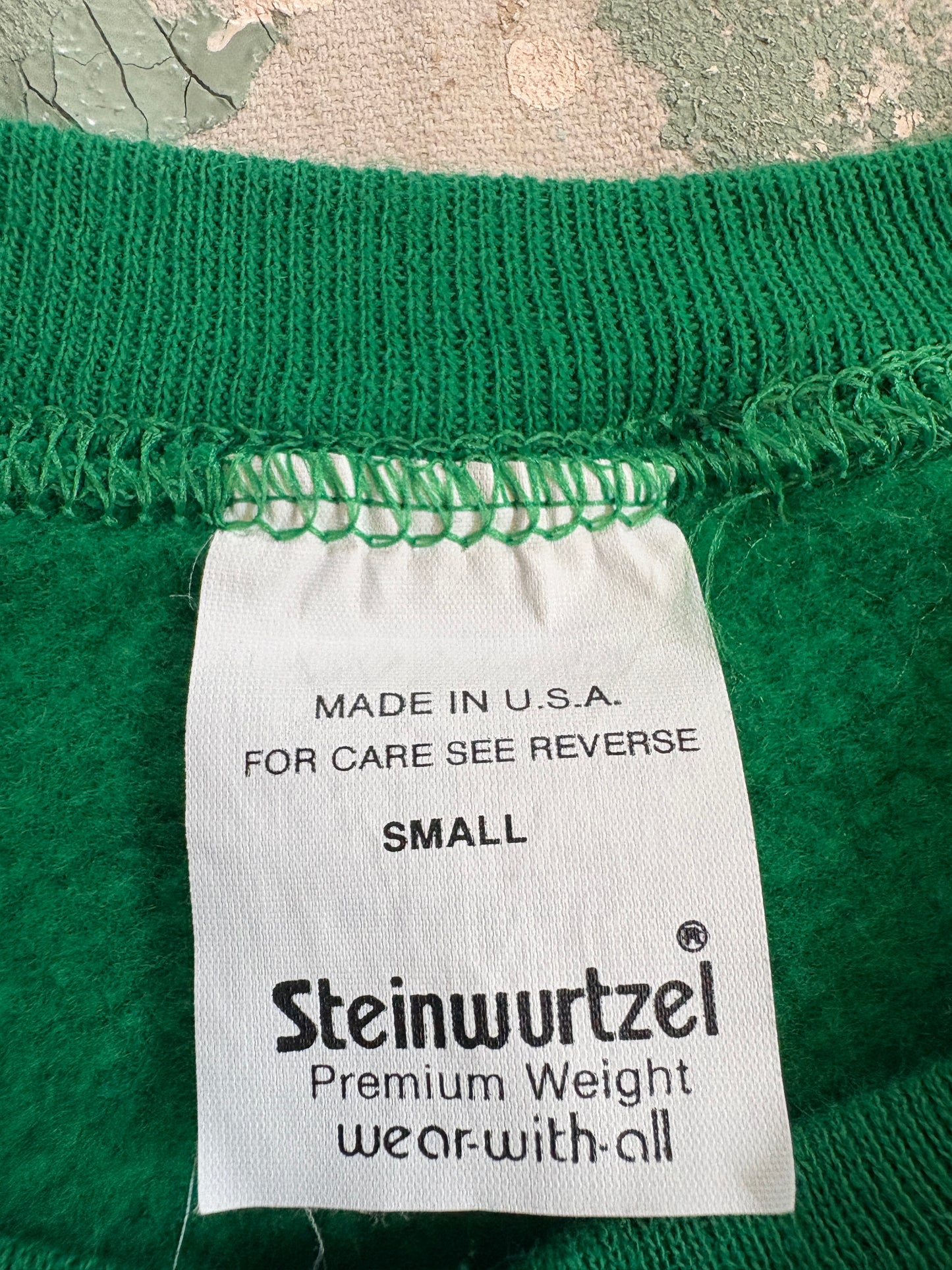 Vintage 80s Blank Green Sweatshirt