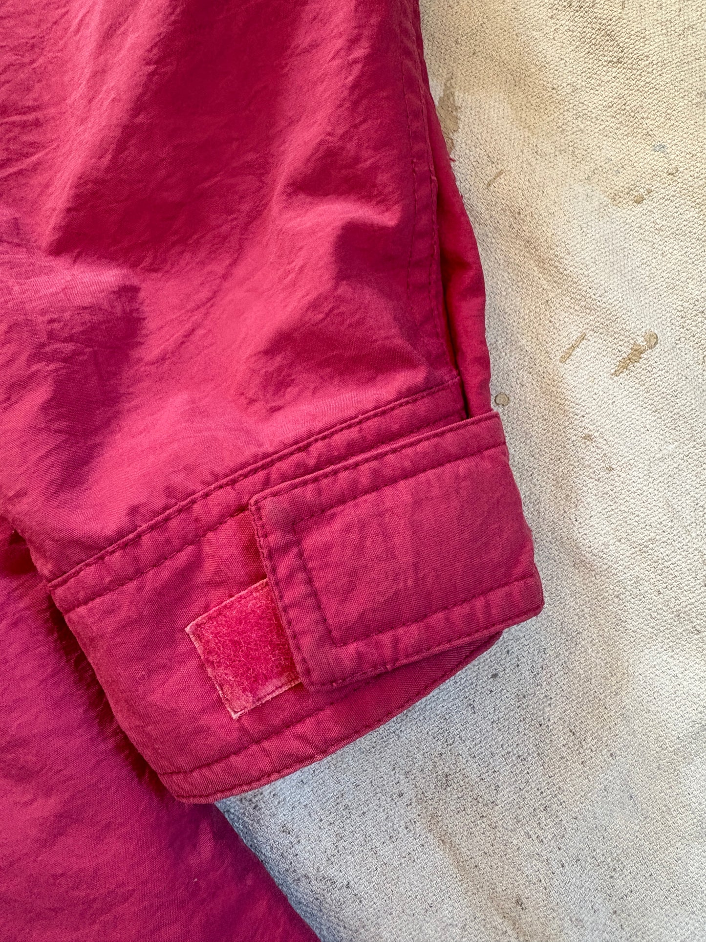 VIntage 80s Eddie Bauer Pink Wind Breaker Coat