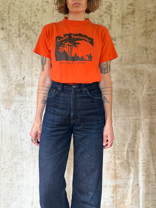 Vintage 80s Camp Shoshoni Rollinsville Colorado Tee