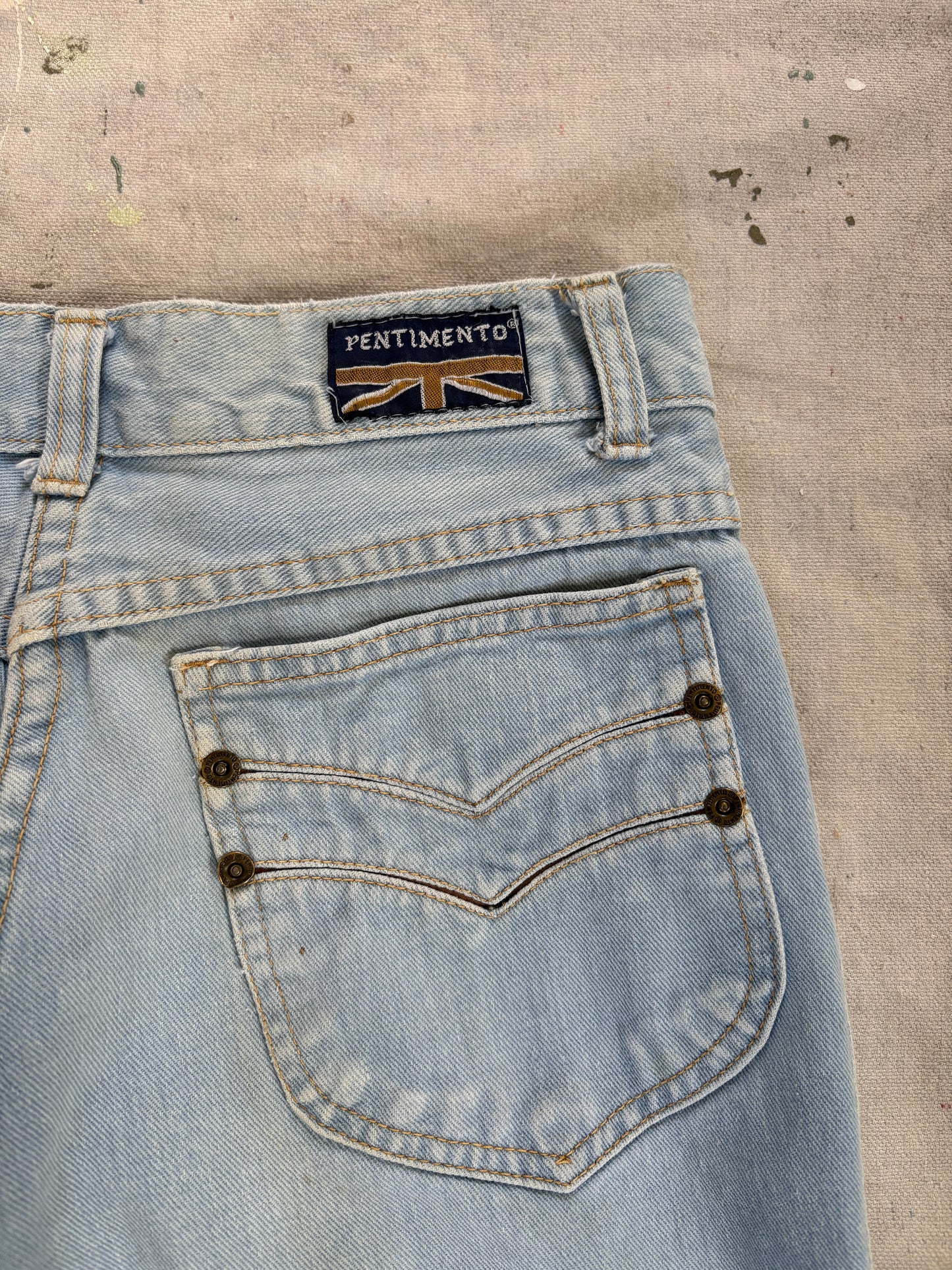 Vintage 70s Pentimento Wide Leg Jeans