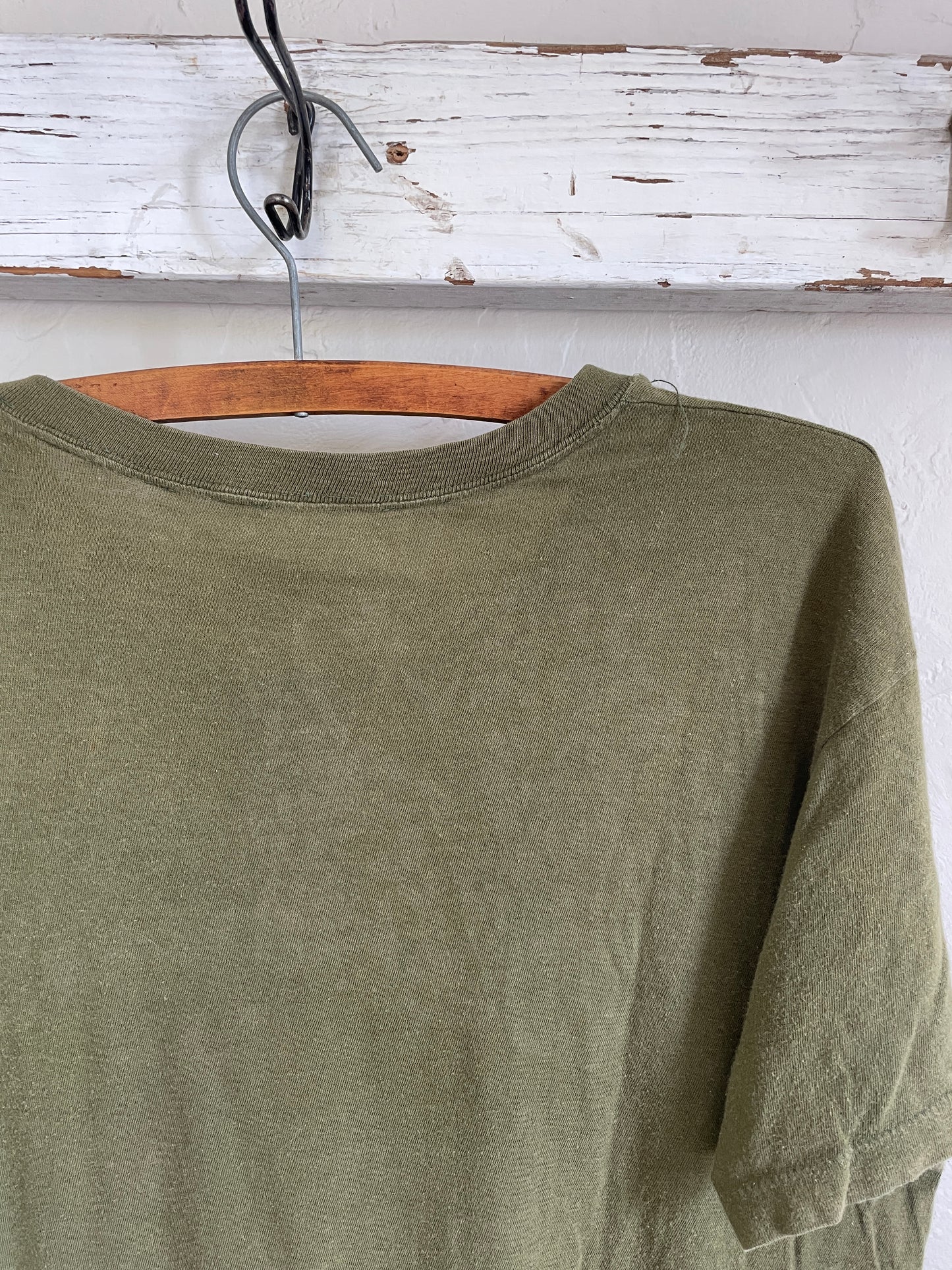 70s Blank Army Green Tee