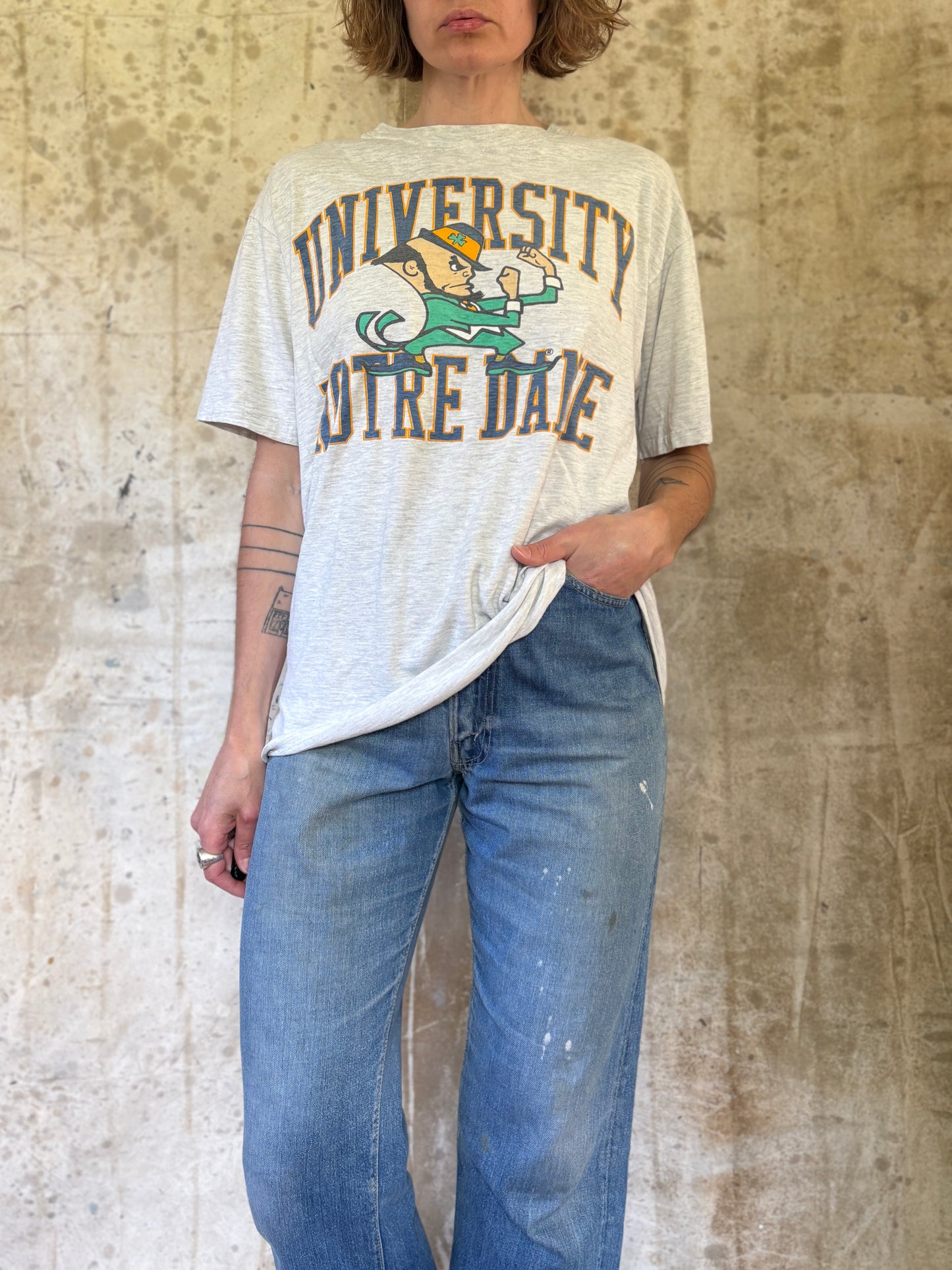 Vintage 90s University Of Notre Dame Tee