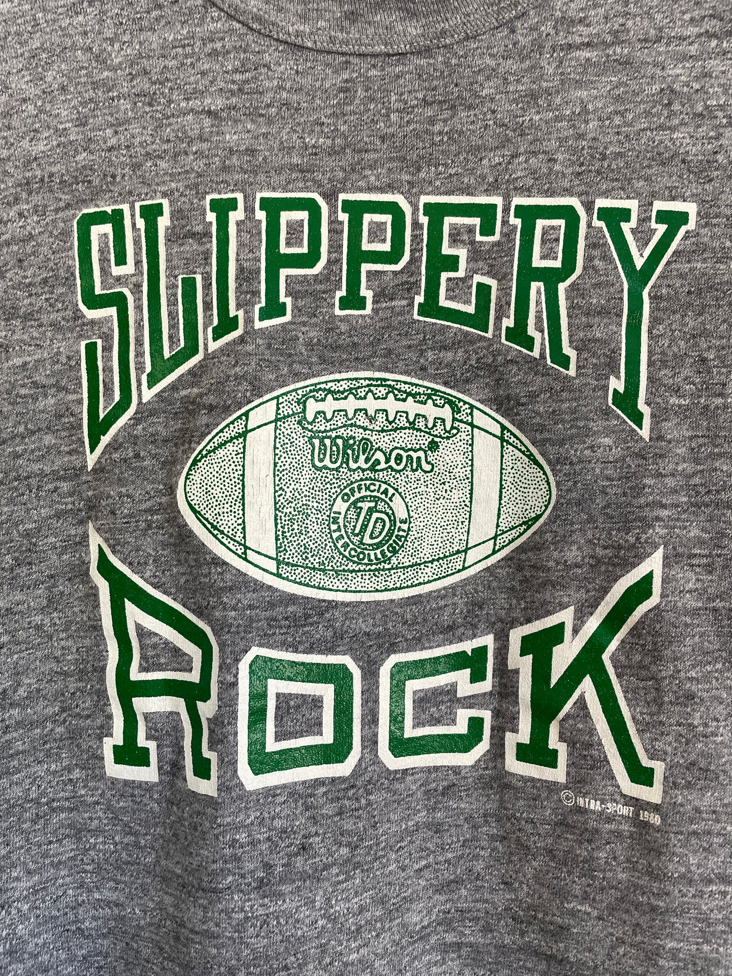 80s Slippery Rock Cropped Tee