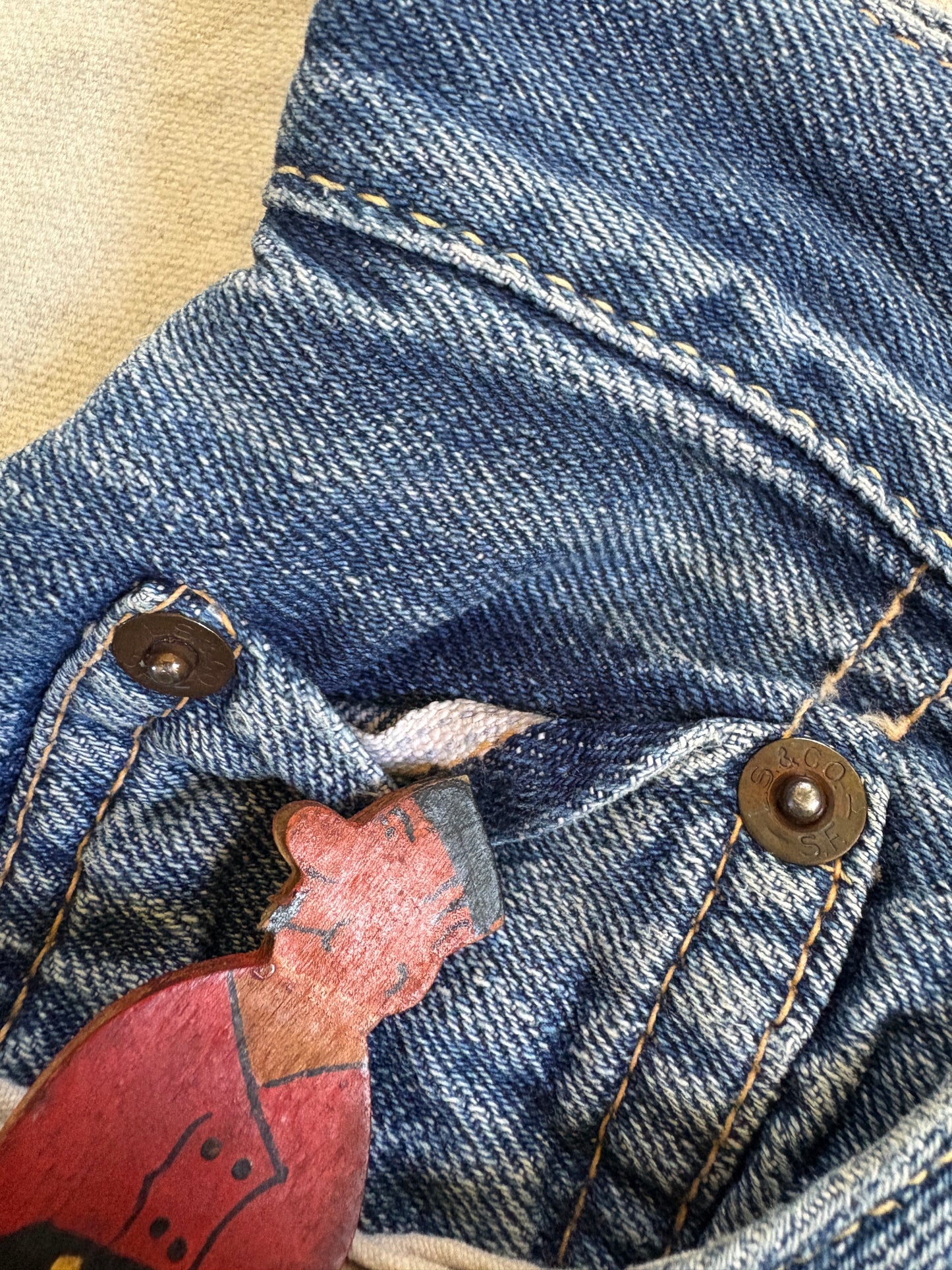 Vintage 50s Levi’s 701 Cut Off Jean Shorts