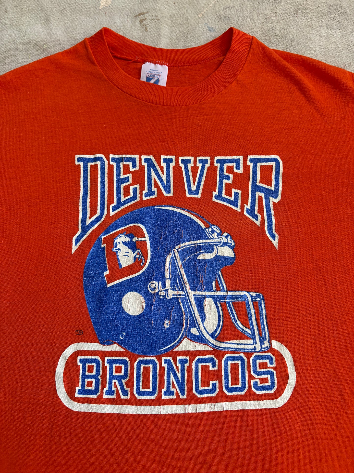 Vintage 80s Denver Broncos Tee