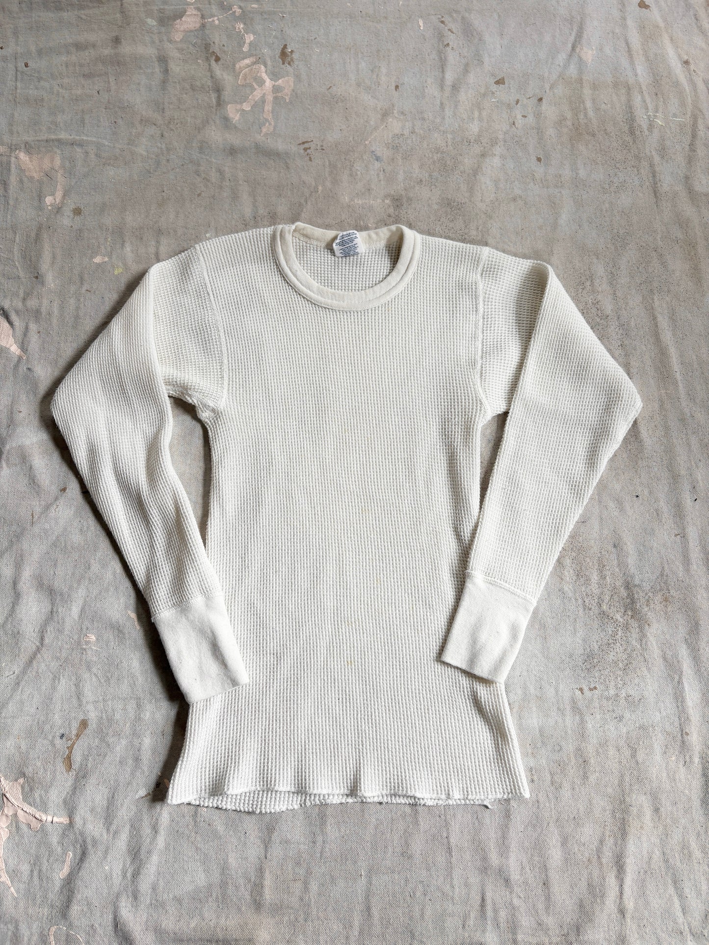 Vintage 90s White Thermal Shirt