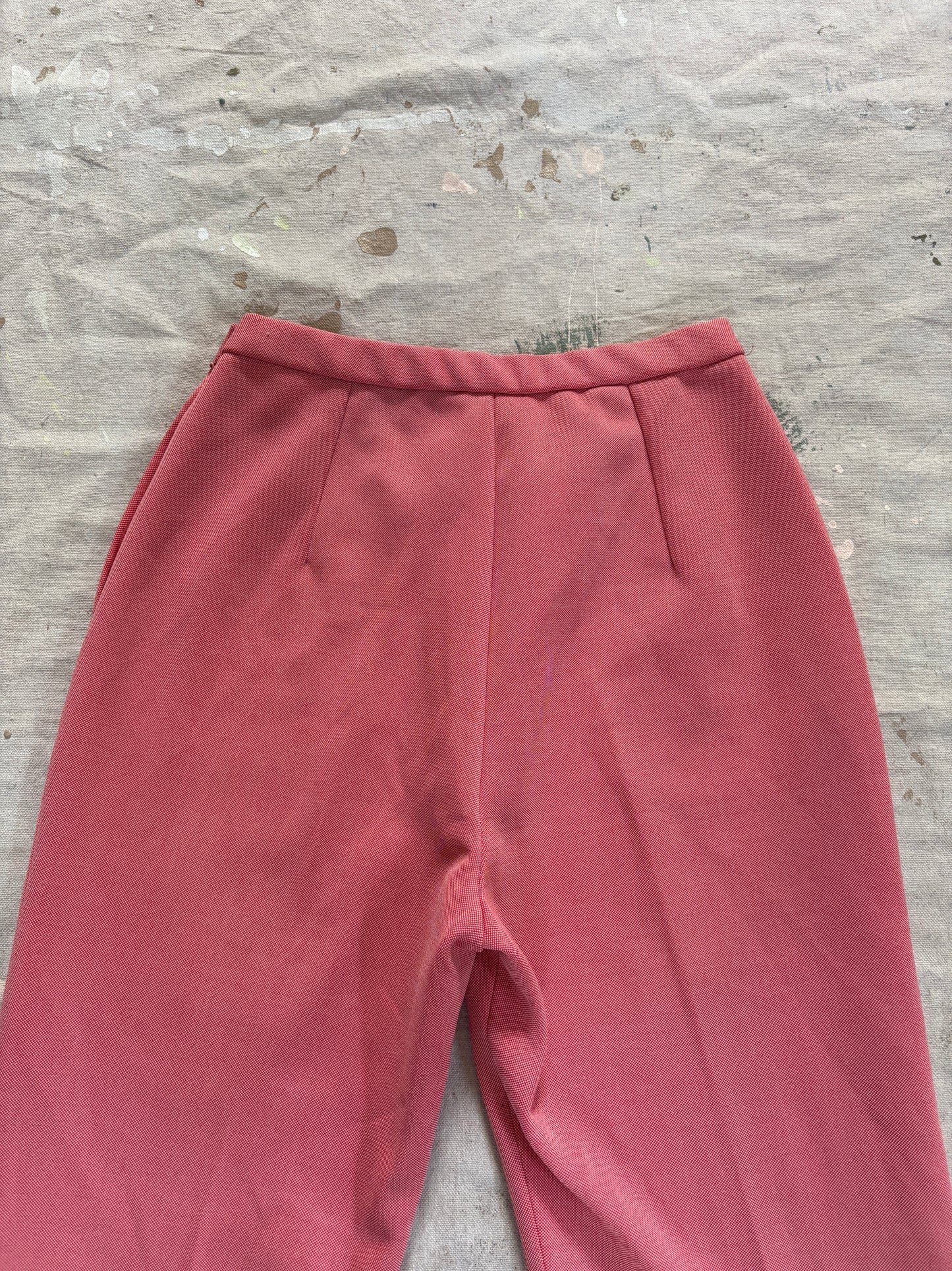 Vintage 70s Nordstrom Salmon Wide Leg Pants