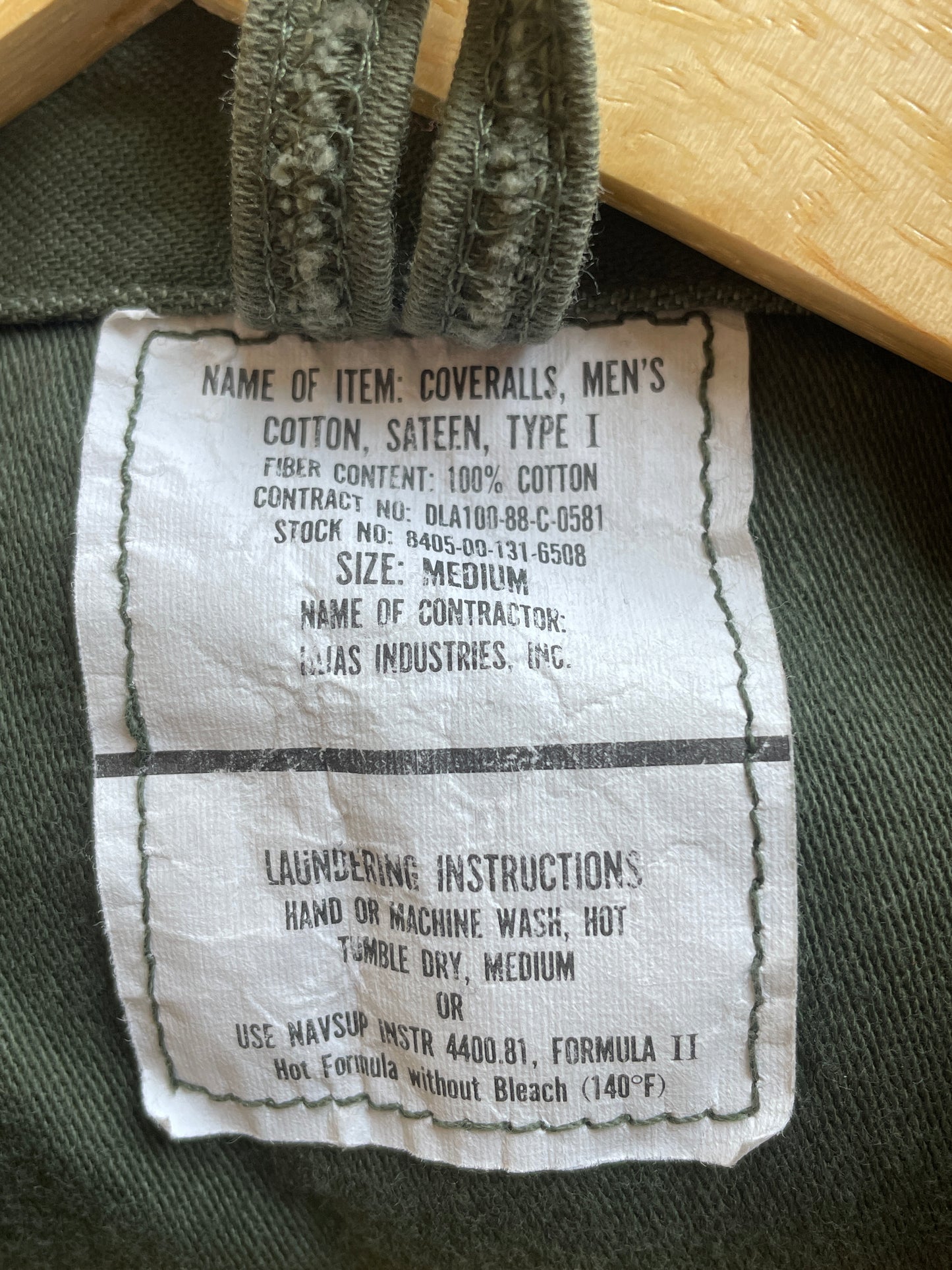 80s OG-107 Coveralls