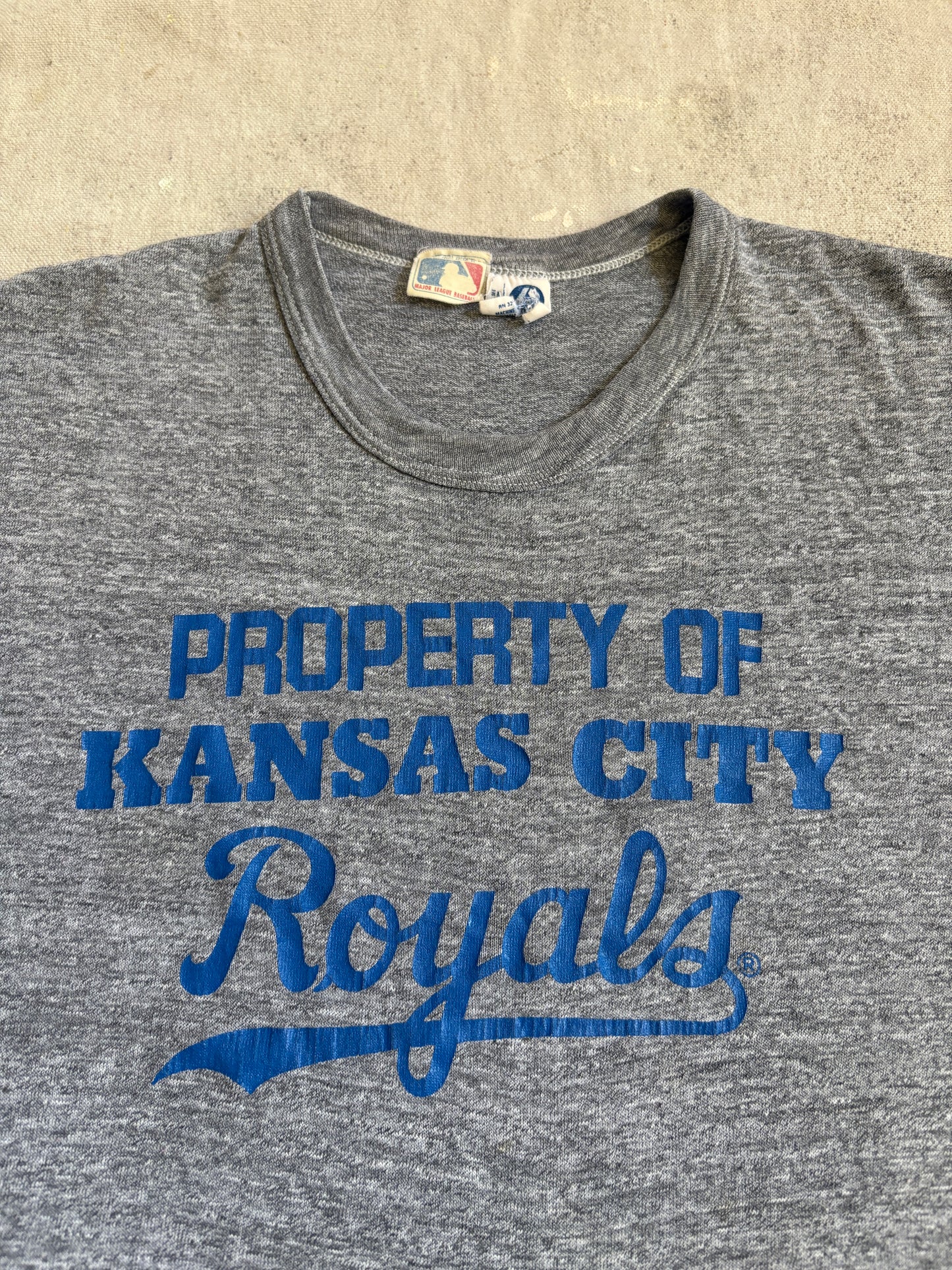 Vintage 70s Kansas City Royals Cut Off Tee