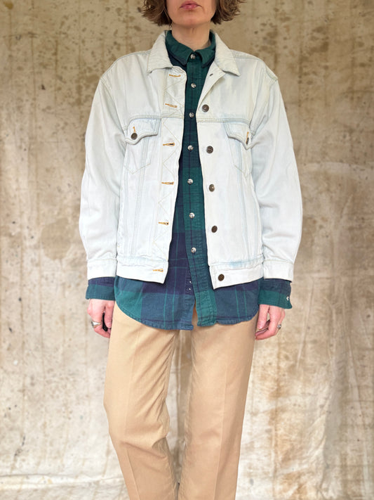 90s Eddie Bauer Light Wash Jean Jacket