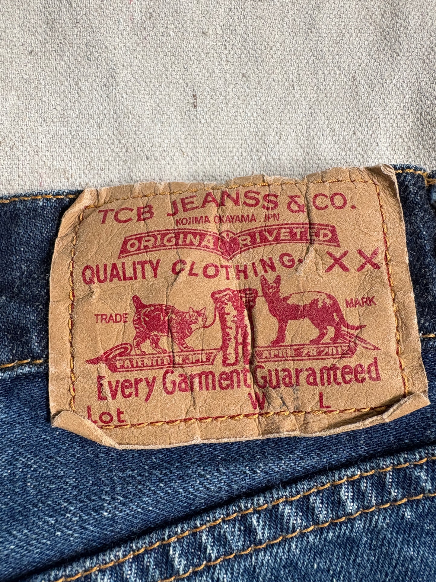 Modern TCB Jeans Selvedge Cut-Off Shorts