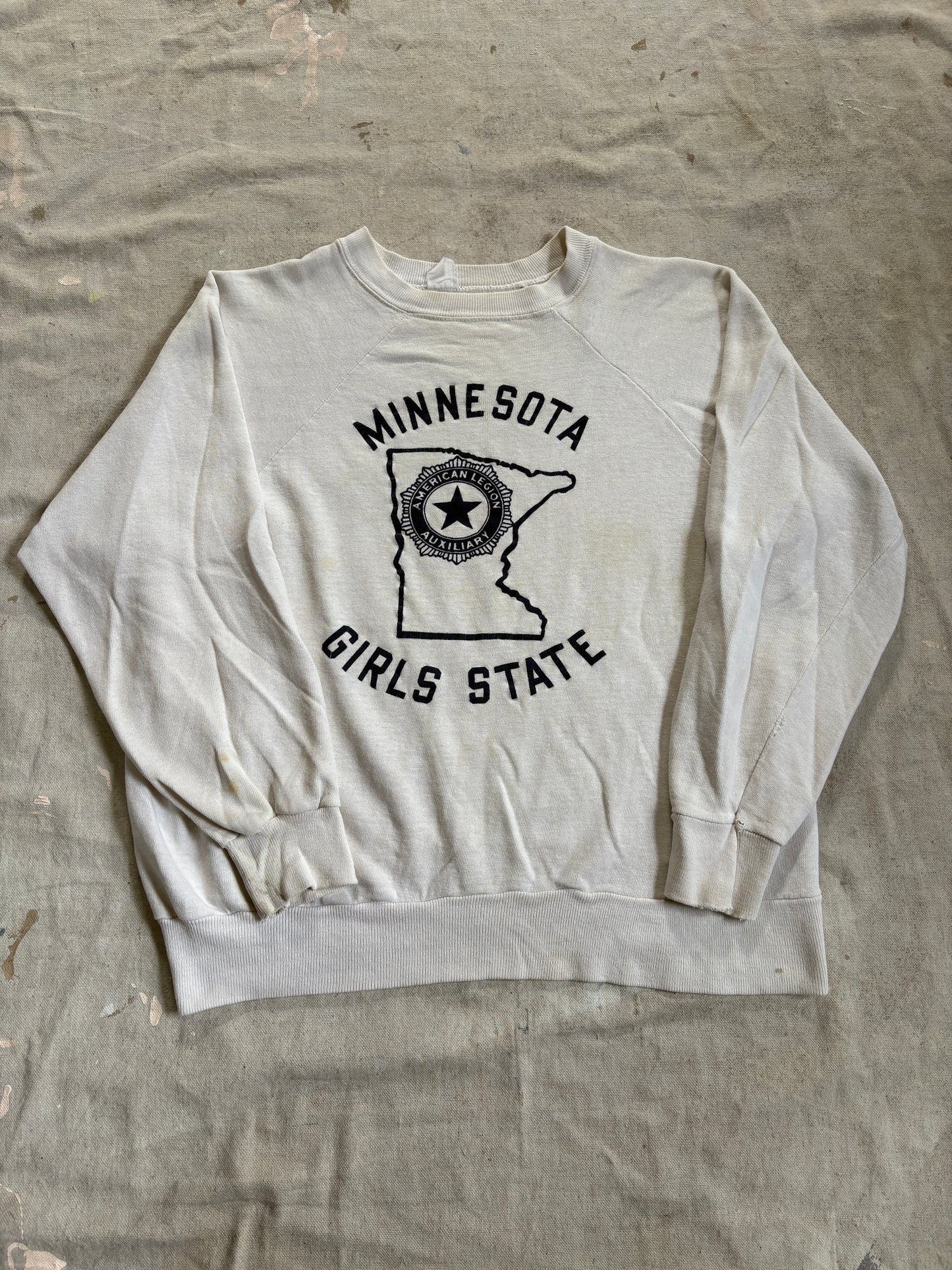 Vintage 70s Minnesota Girls State American Legion Sweatshirt