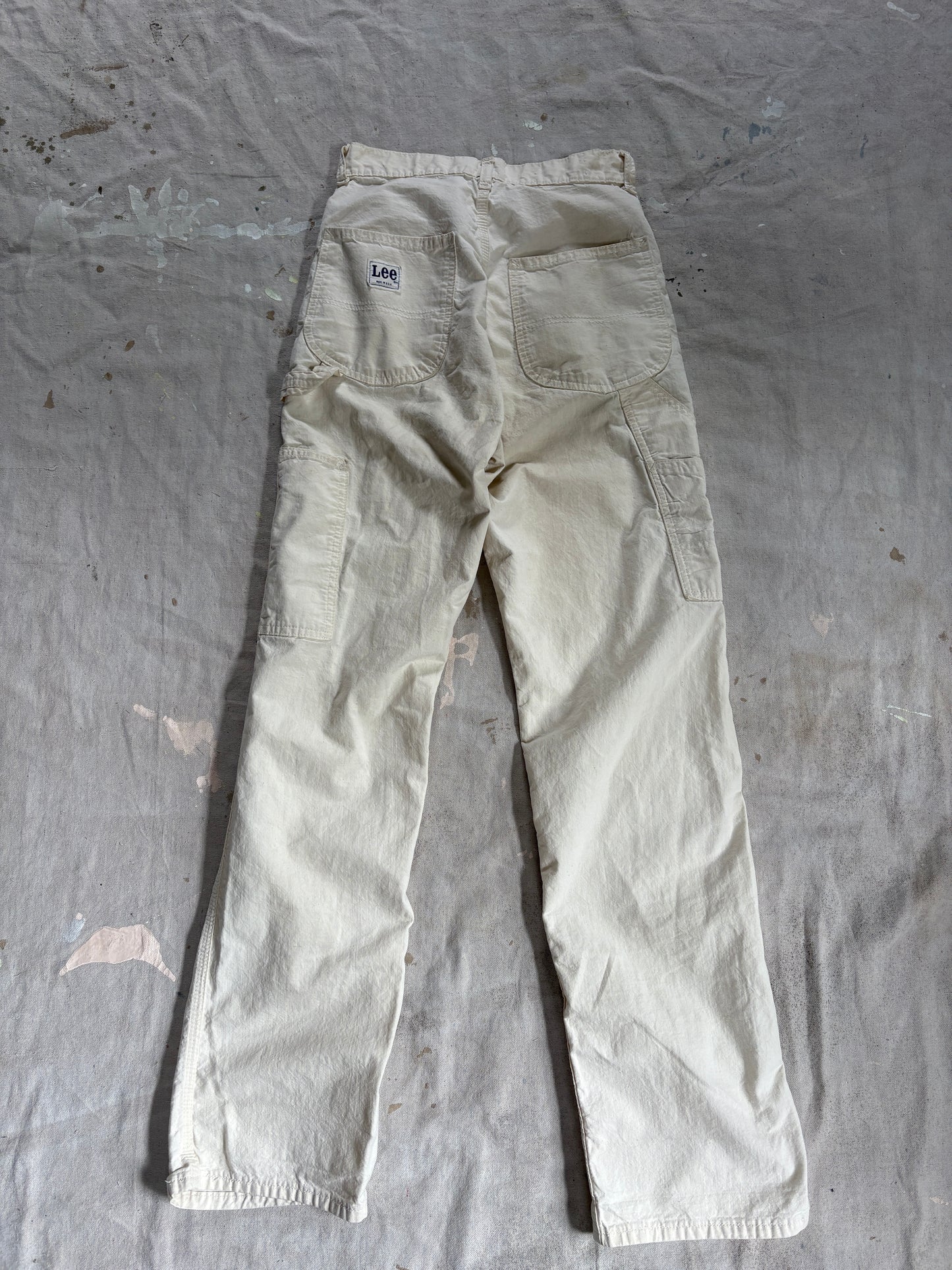 Vintage 70s Ecru Lee Painter Pants