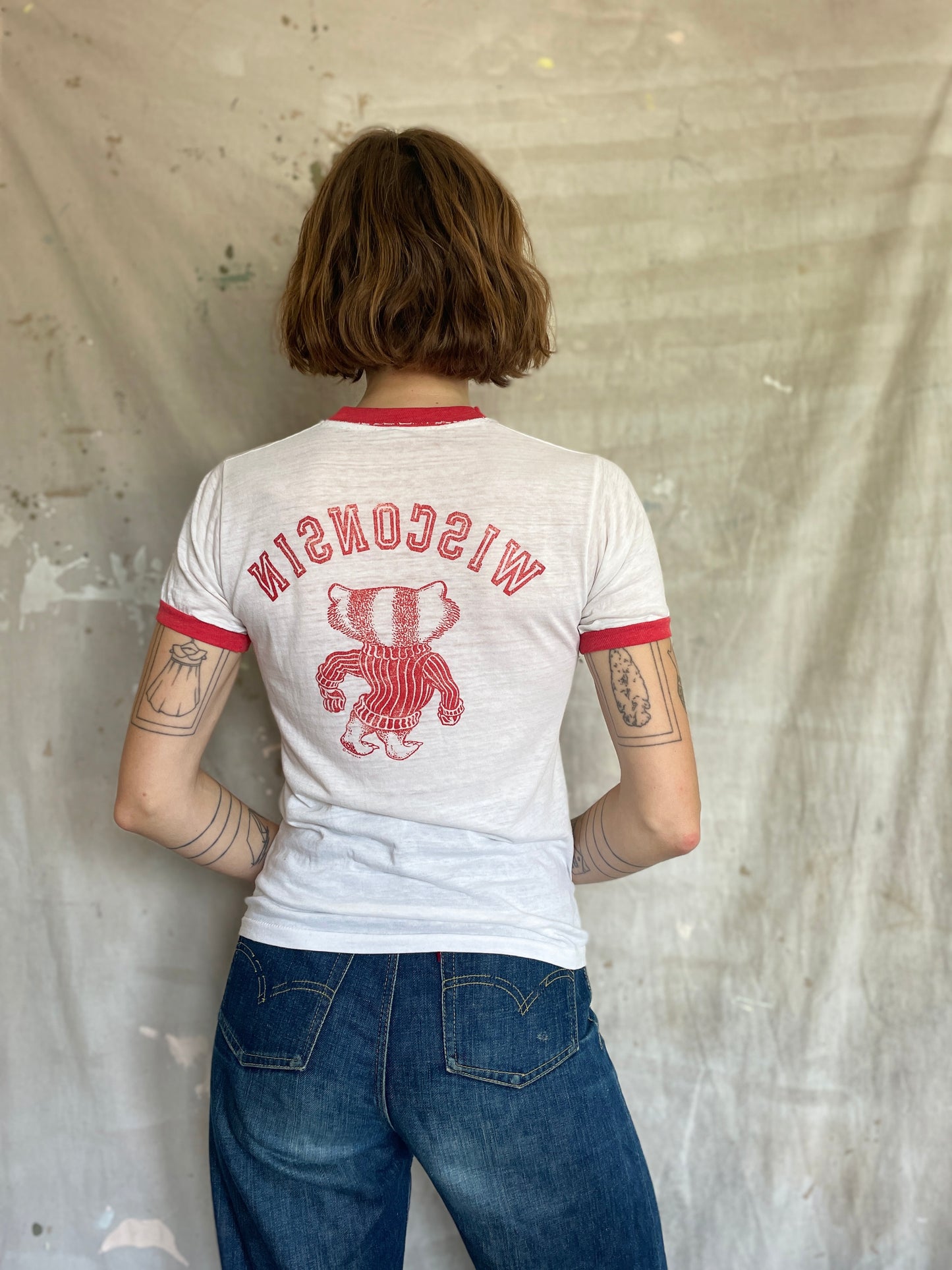 80s Wisconsin Badgers Tee