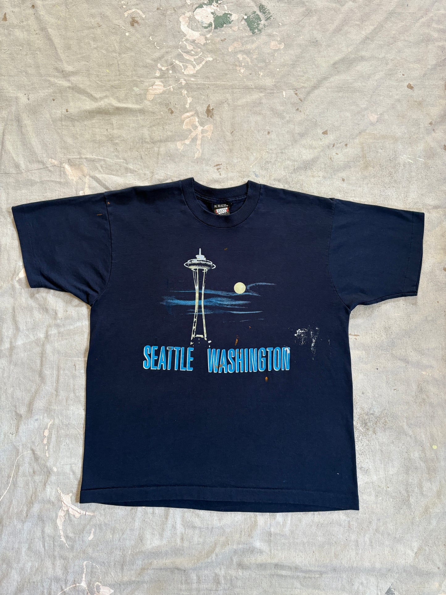 Vintage 80s Seattle Washington Space Needle Tee