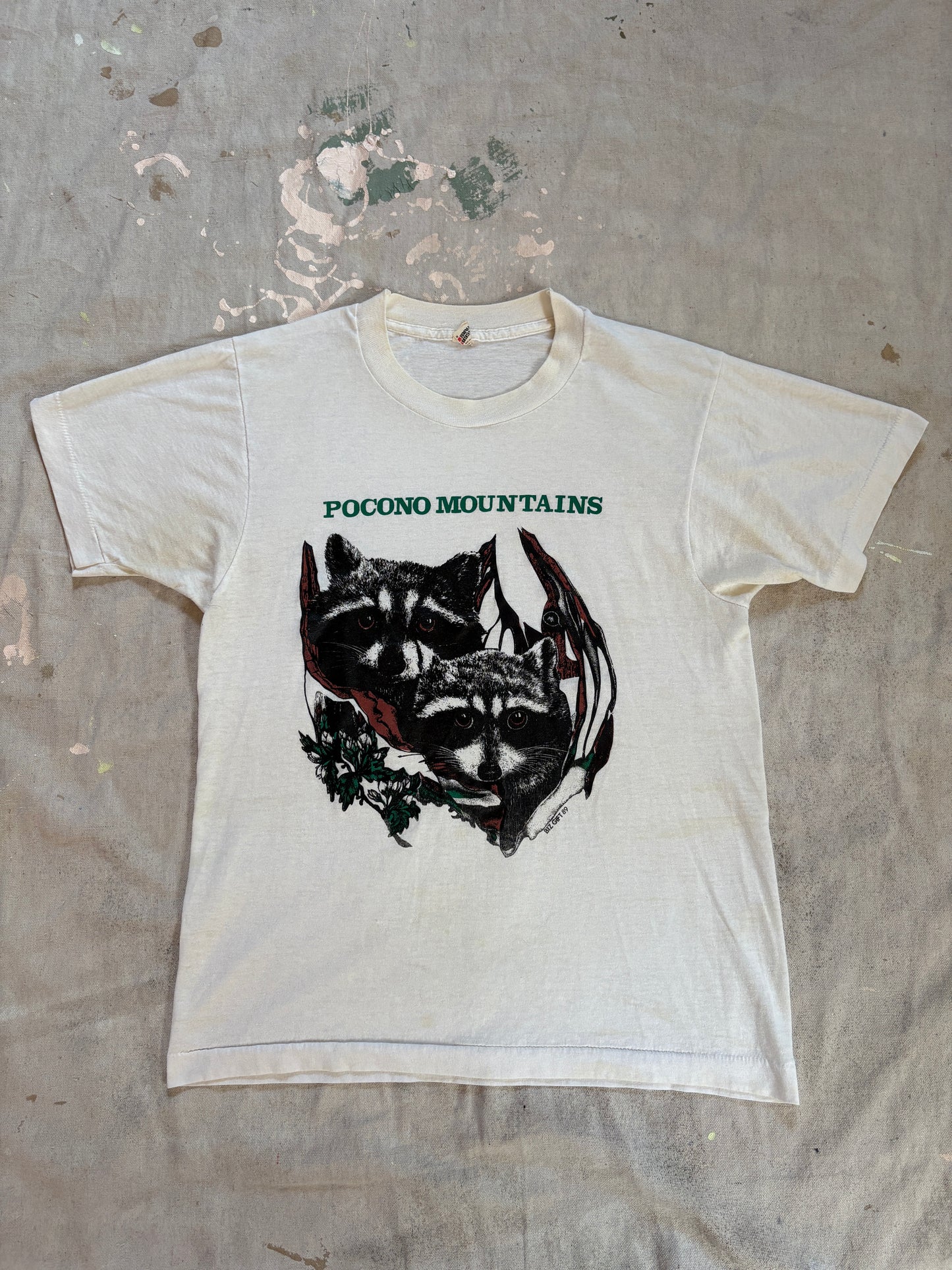 80s Pocono Mountains Raccoon Tee