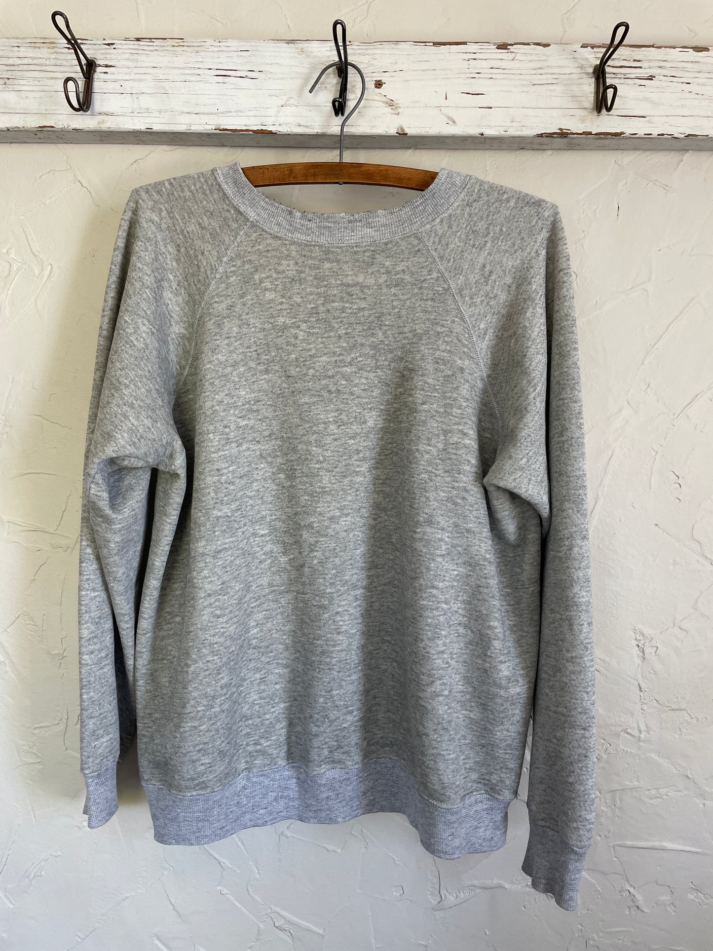 80s Blank Heather Grey Sweatshirt