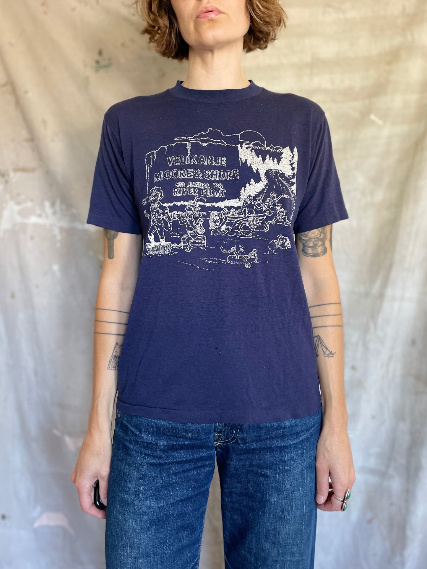 80s River Float Tee