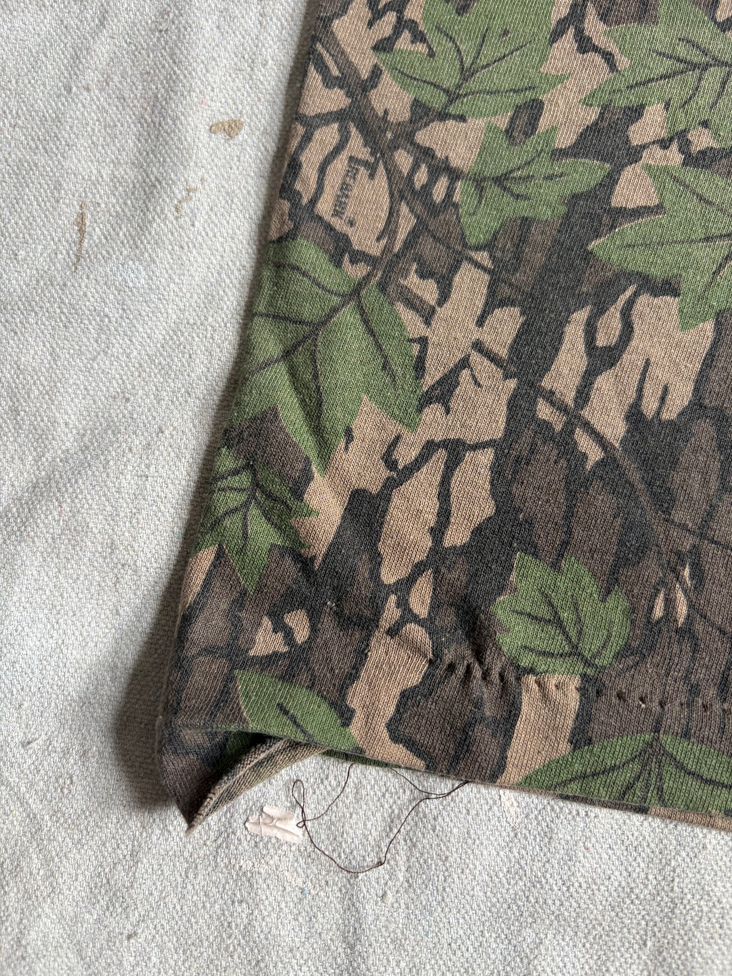 Vintage 80s/90s Trebark Camo Long Sleeve Pocket Tee