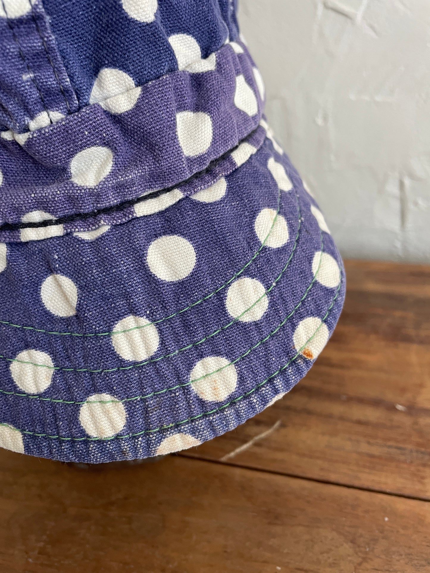 50s/60s Polka Dot Kromer Klean Kloth Kap Hat