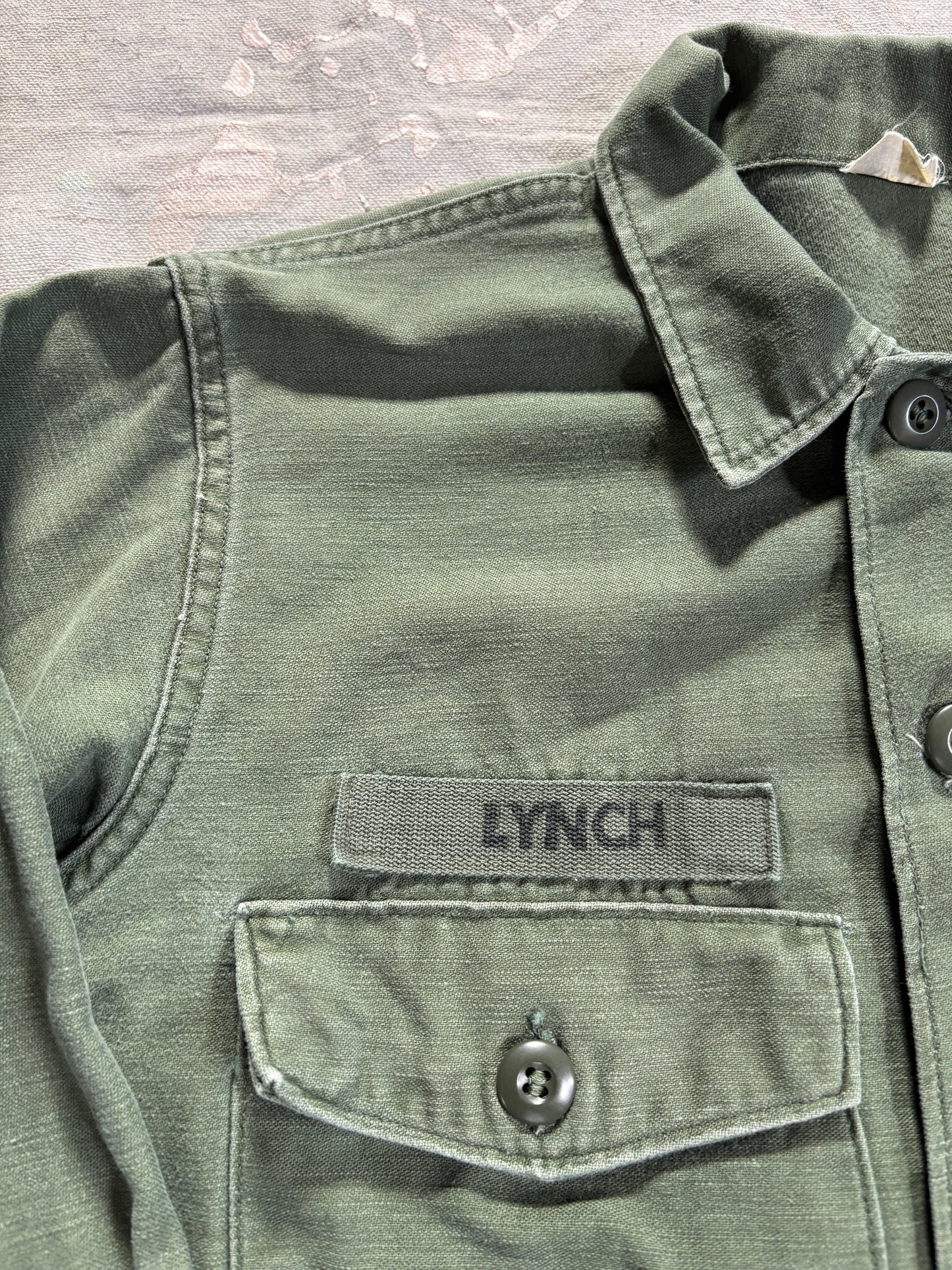 Vintage 60s OG107 Military Field Shirt