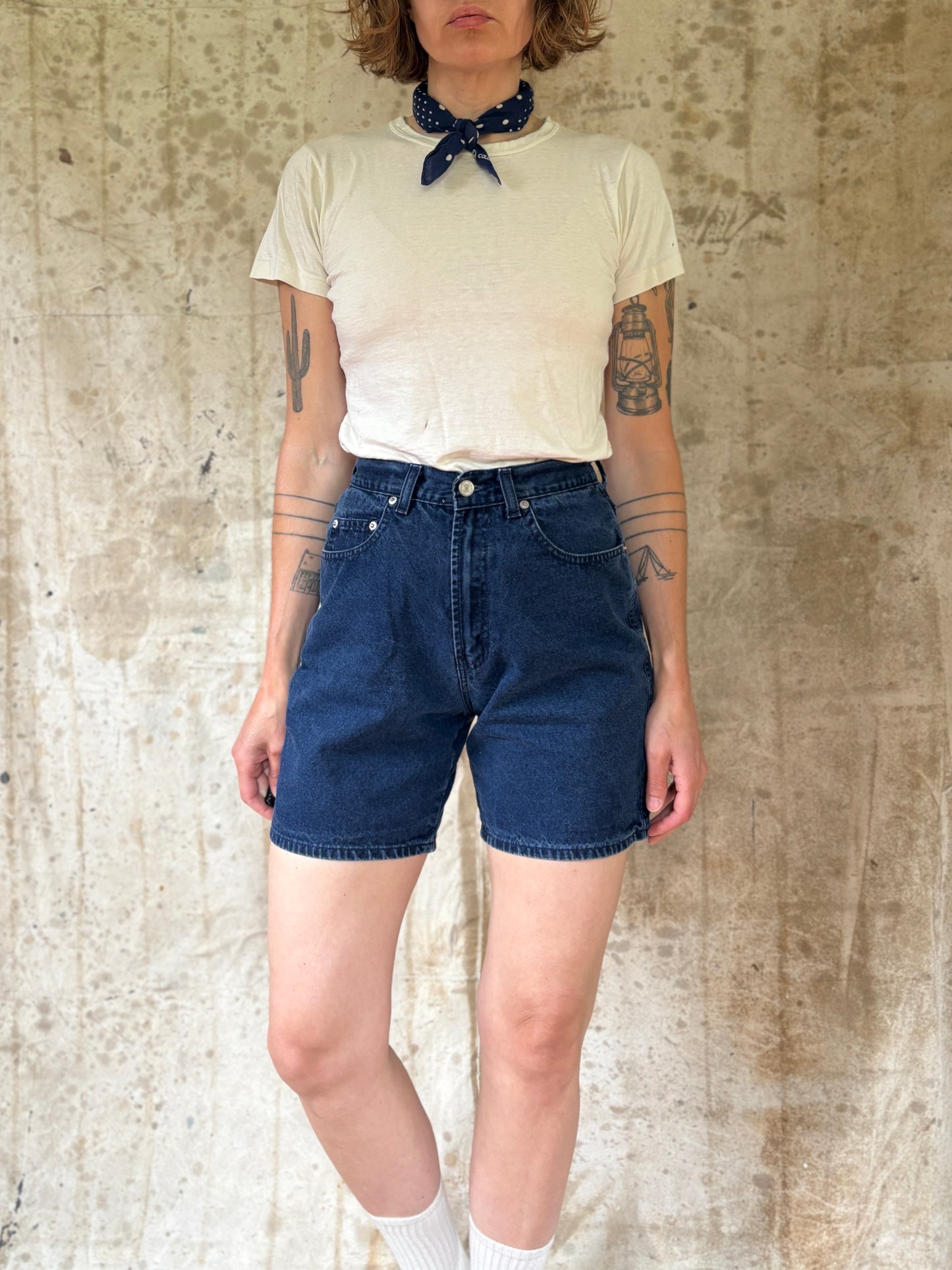 Vintage 90s Jordache Dark Wash Jean Shorts