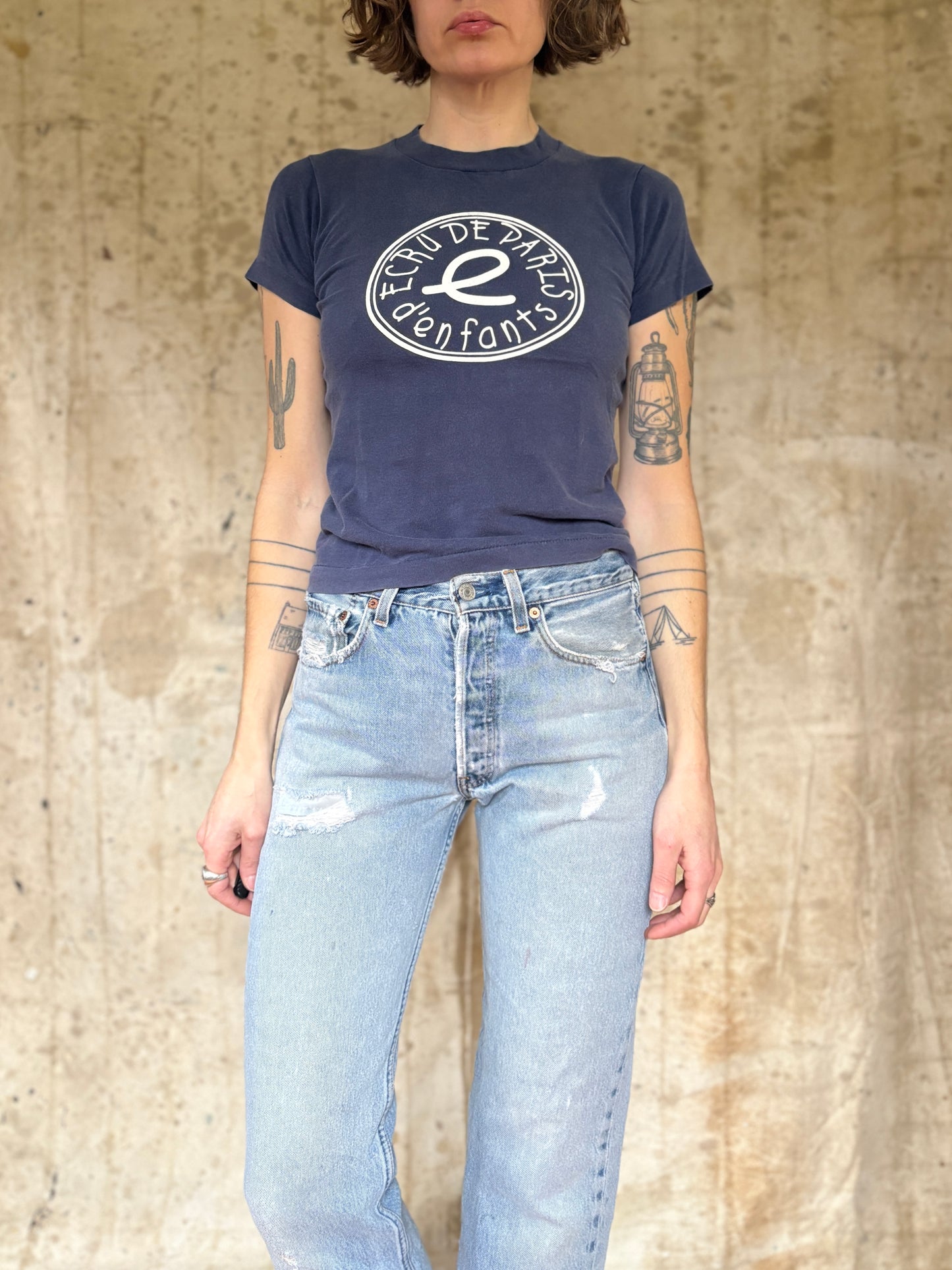 90s Ecru De Paris D’enfants Tee