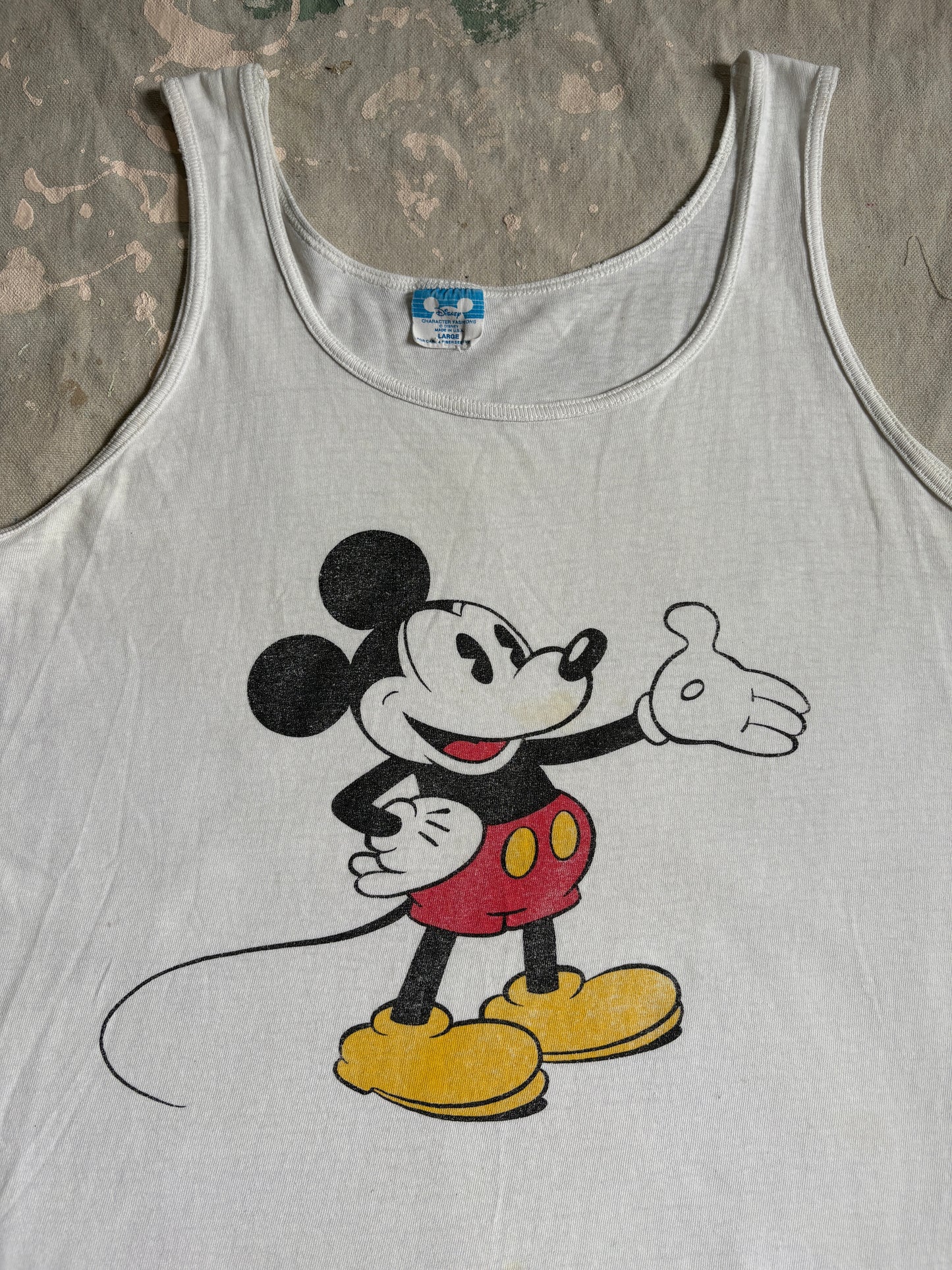 70s Disney Mickey Mouse Tank Top